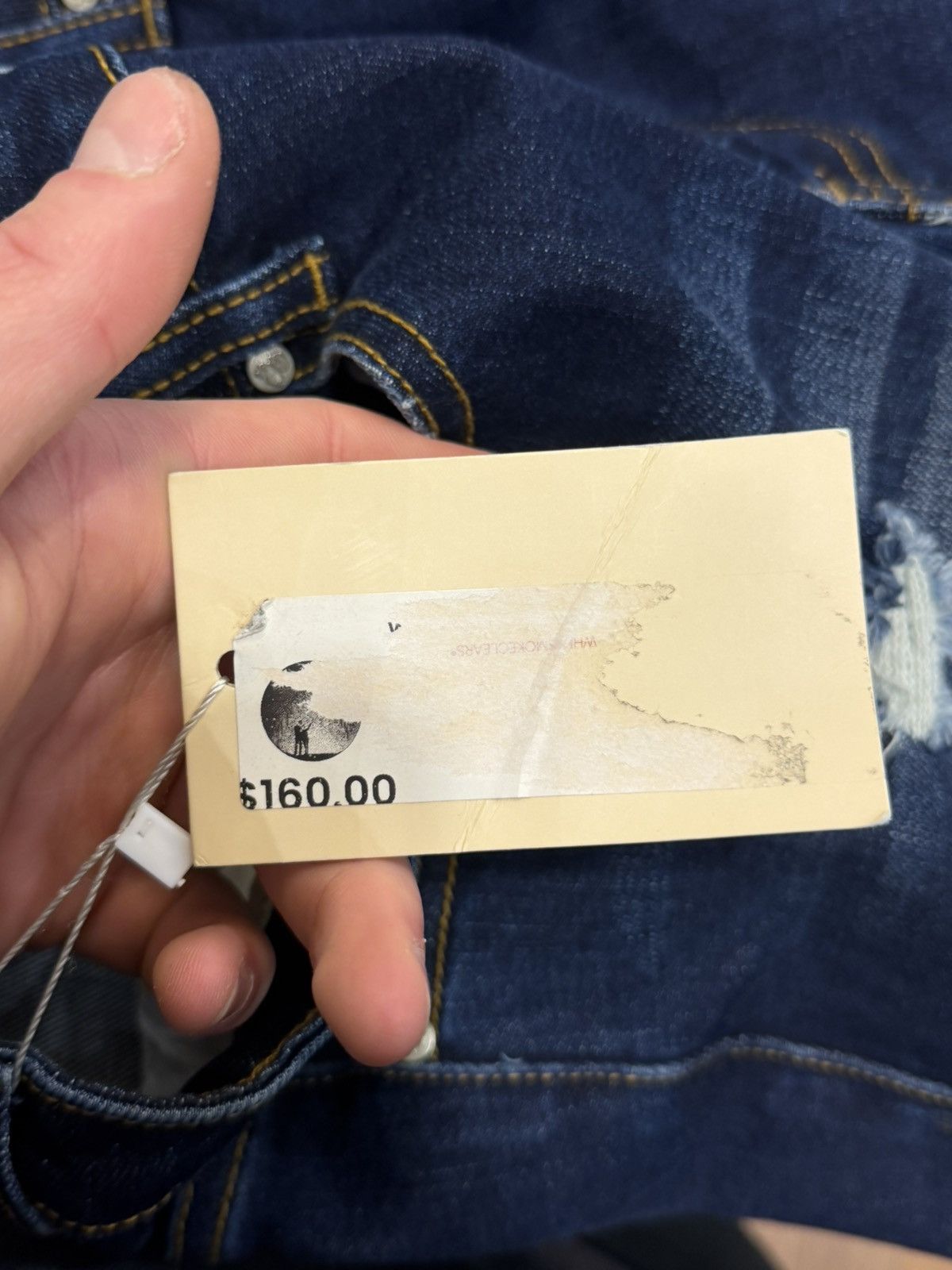 Whensmokeclears Fumi x WhenSmokeClears Pearl Blue Denim Jeans Size US 32 / EU 48 - 9 Thumbnail