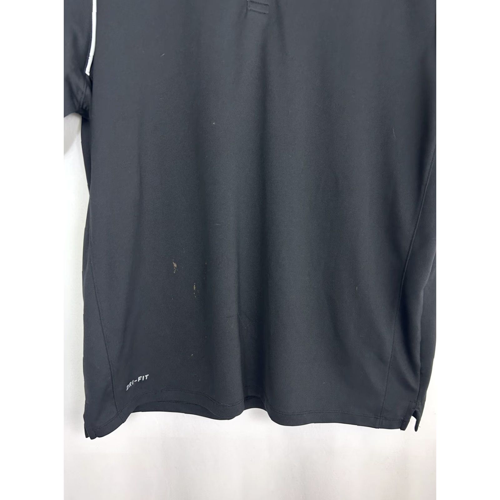 Nike Nike Dri Fit Mens XL Black White Active Golf Lightweight Polo Shirt Size US XL / EU 56 / 4 - 5 Thumbnail