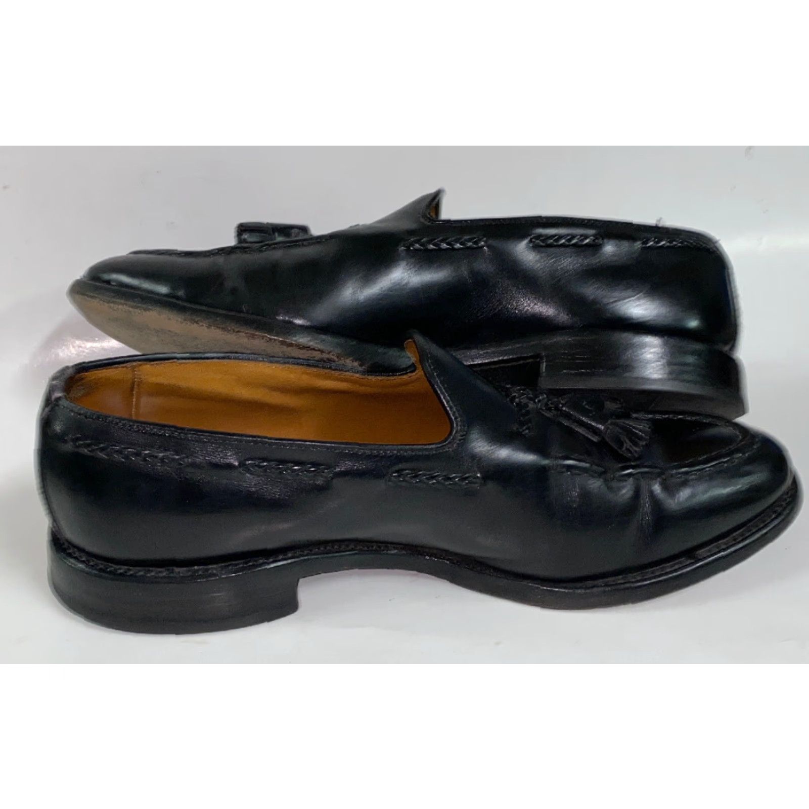 Allen Edmonds Allen Edmonds Brookwood Dress Shoes Slip-On Mens Black Leather 9.5D Shoes Size US 9.5 / EU 42-43 - 4 Thumbnail