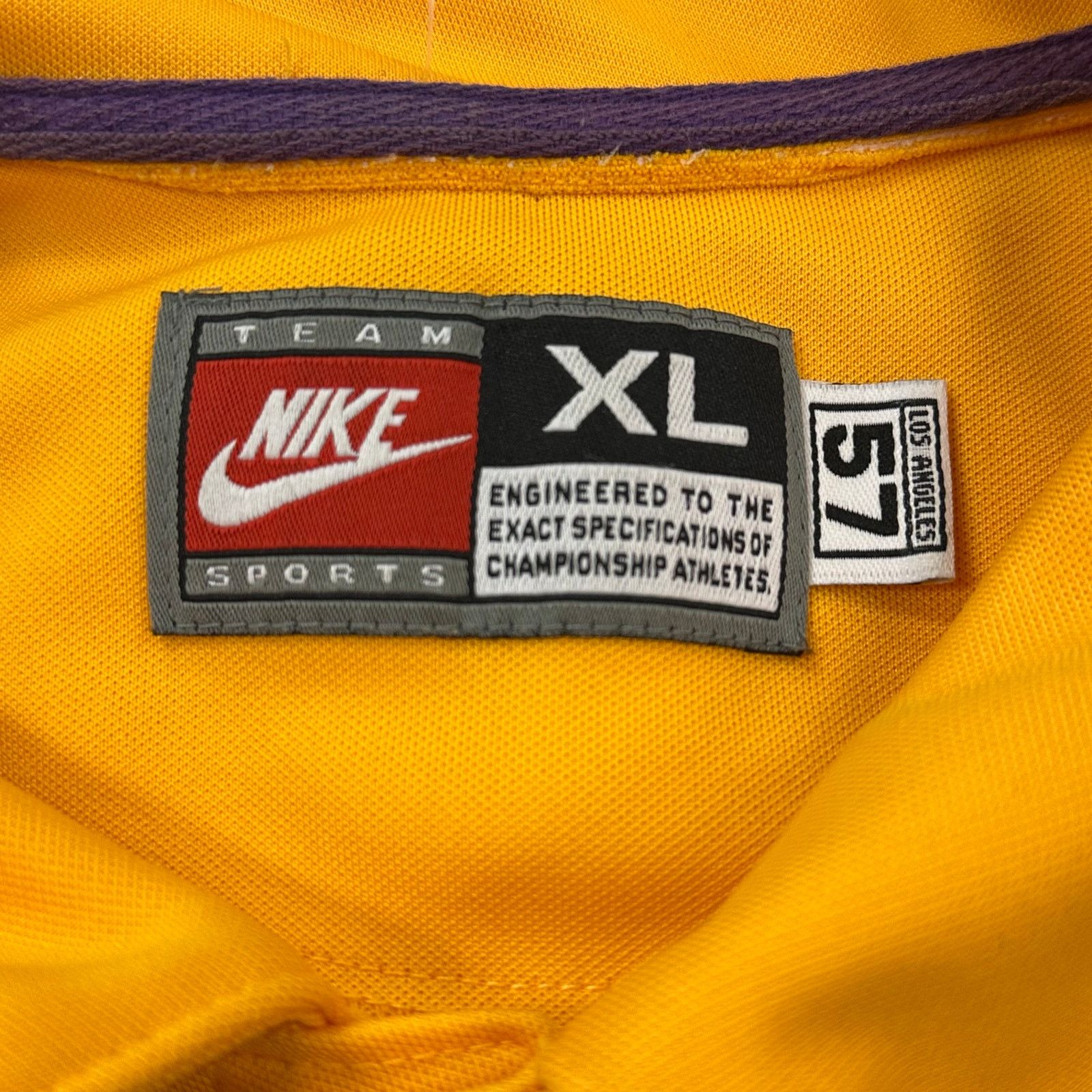 Nike Vintage Nike NBA LA Lakers Warm Up Shooting Jersey Size XL Size US XL / EU 56 / 4 - 6 Thumbnail