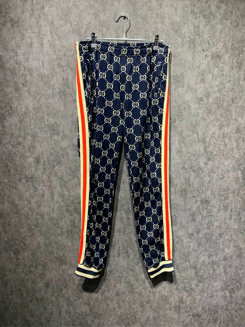 Gucci Gucci Size L Old flower full-print sweatpants 2501-Nextarro Size US 34 / EU 50 - 1 Thumbnail