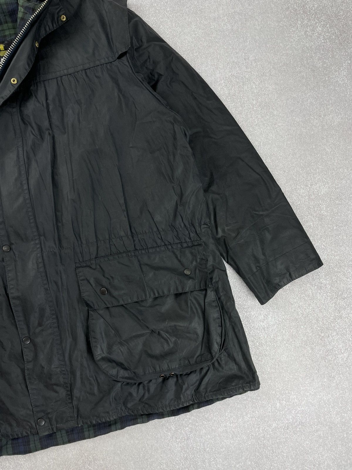 Barbour × Japanese Brand Vintage Men’s Barbour Durham A6 Waxed Jacket Size US XXL / EU 58 / 5 - 3 Thumbnail