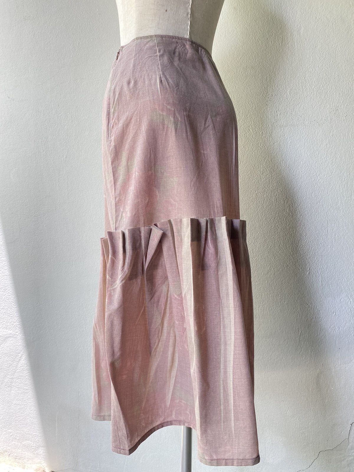 Sunao Kuwahara I.S. sunao kuwahara Avant-garde Layered Printed Skirt Size 27" / US 4 / IT 40 - 13 Thumbnail