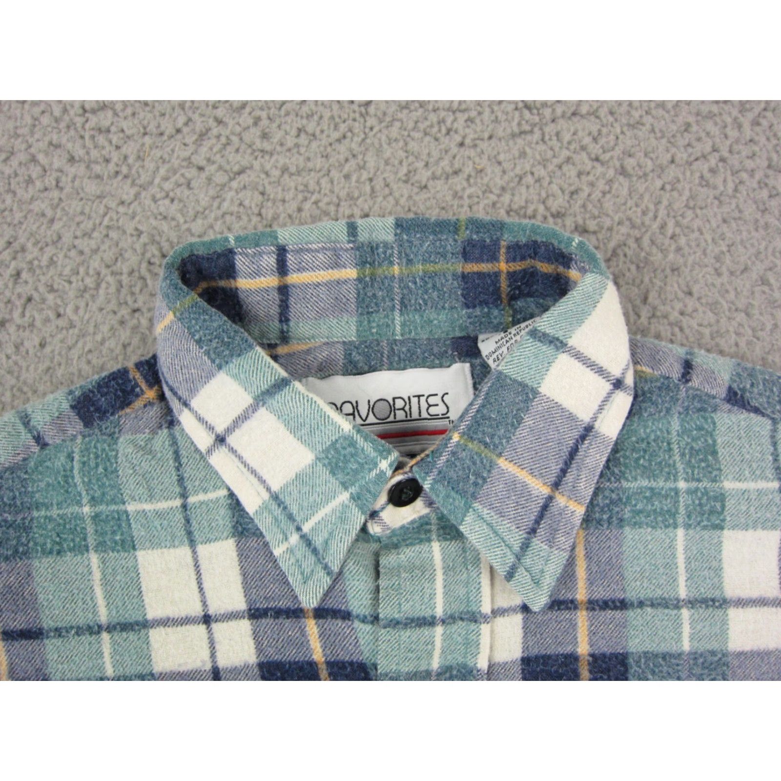 Vintage VINTAGE Flannel Shirt Mens Small Blue Plaid Button-Up Favorites Shirt Casual Workwear 80s Western Classic Size US S / EU 44-46 / 1 - 3 Thumbnail