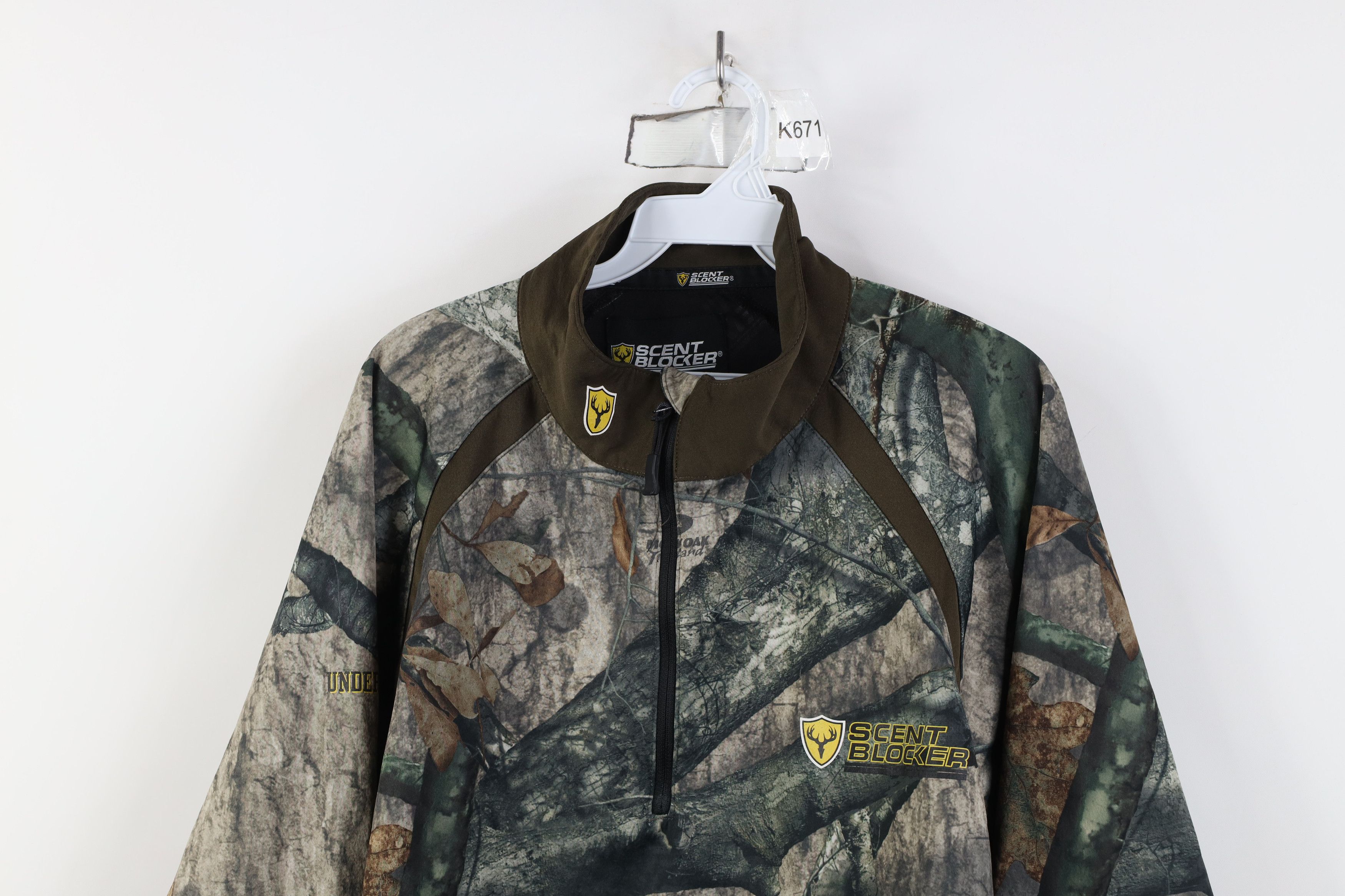 Vintage Vintage Scentblocker Mossy Oak Camouflage Pullover Jacket Size US XXL / EU 58 / 5 - 2 Thumbnail
