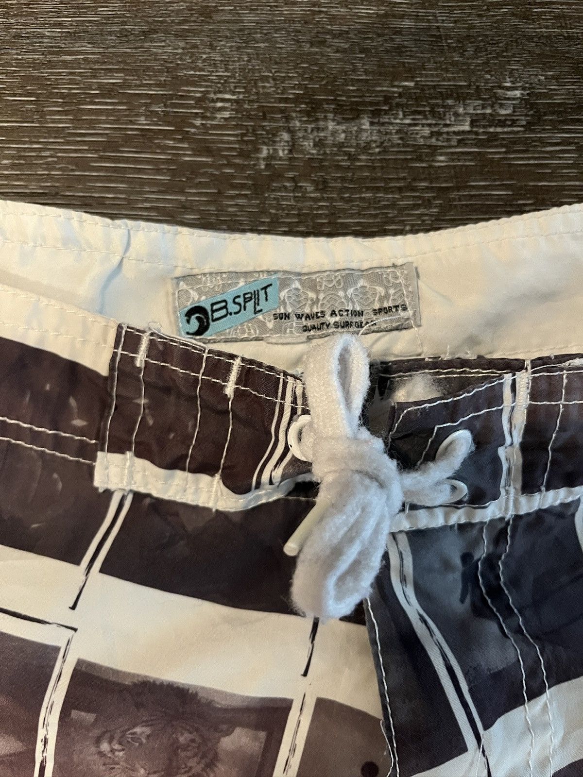Other Vintage Surf “B.Split” Print Boardshorts Size US 32 / EU 48 - 3 Thumbnail