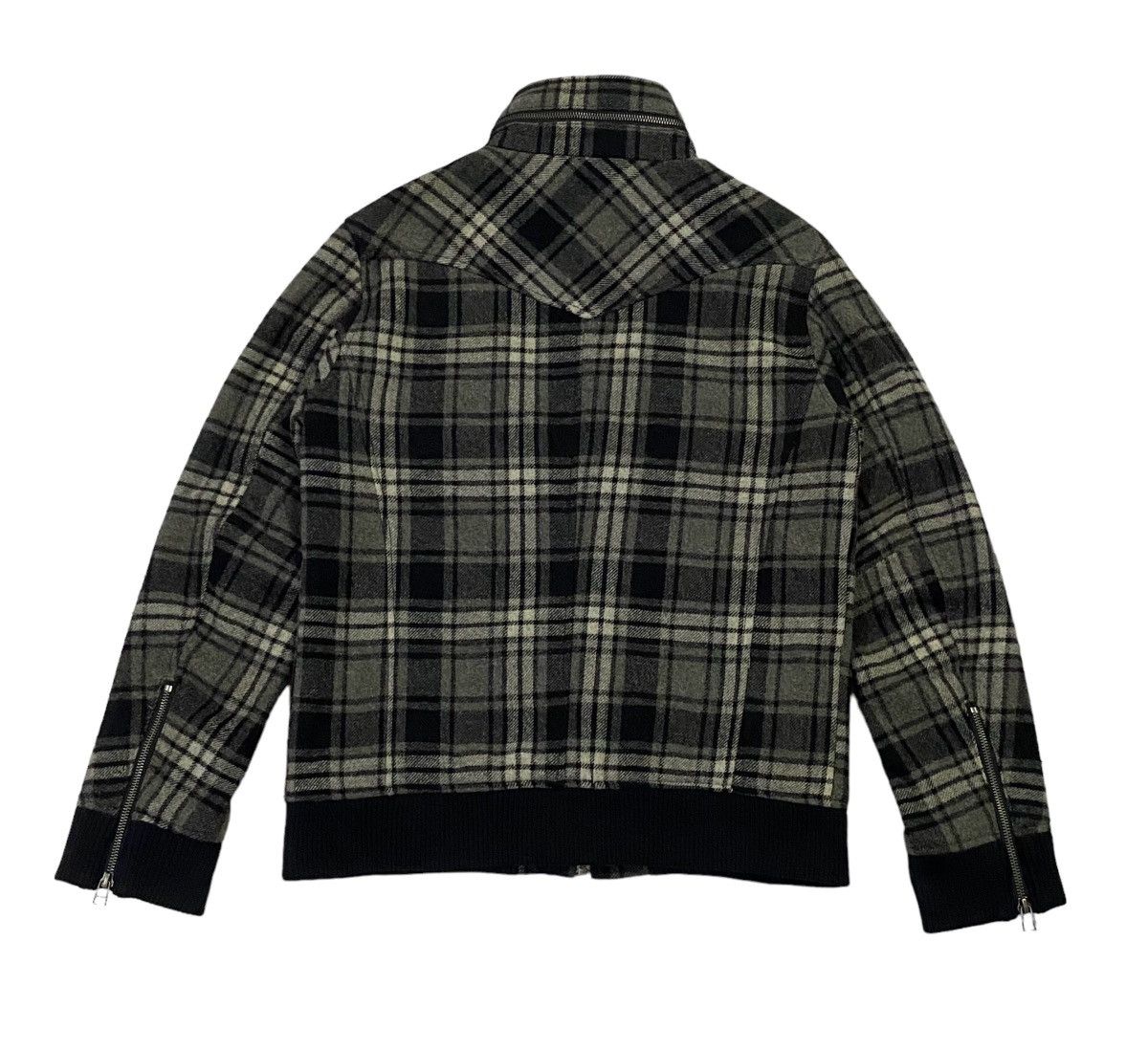 If Six Was Nine × Japanese Brand × semanticdesign SemanticDesign Checkered Wool Jacket Size US L / EU 52-54 / 3 - 3 Thumbnail