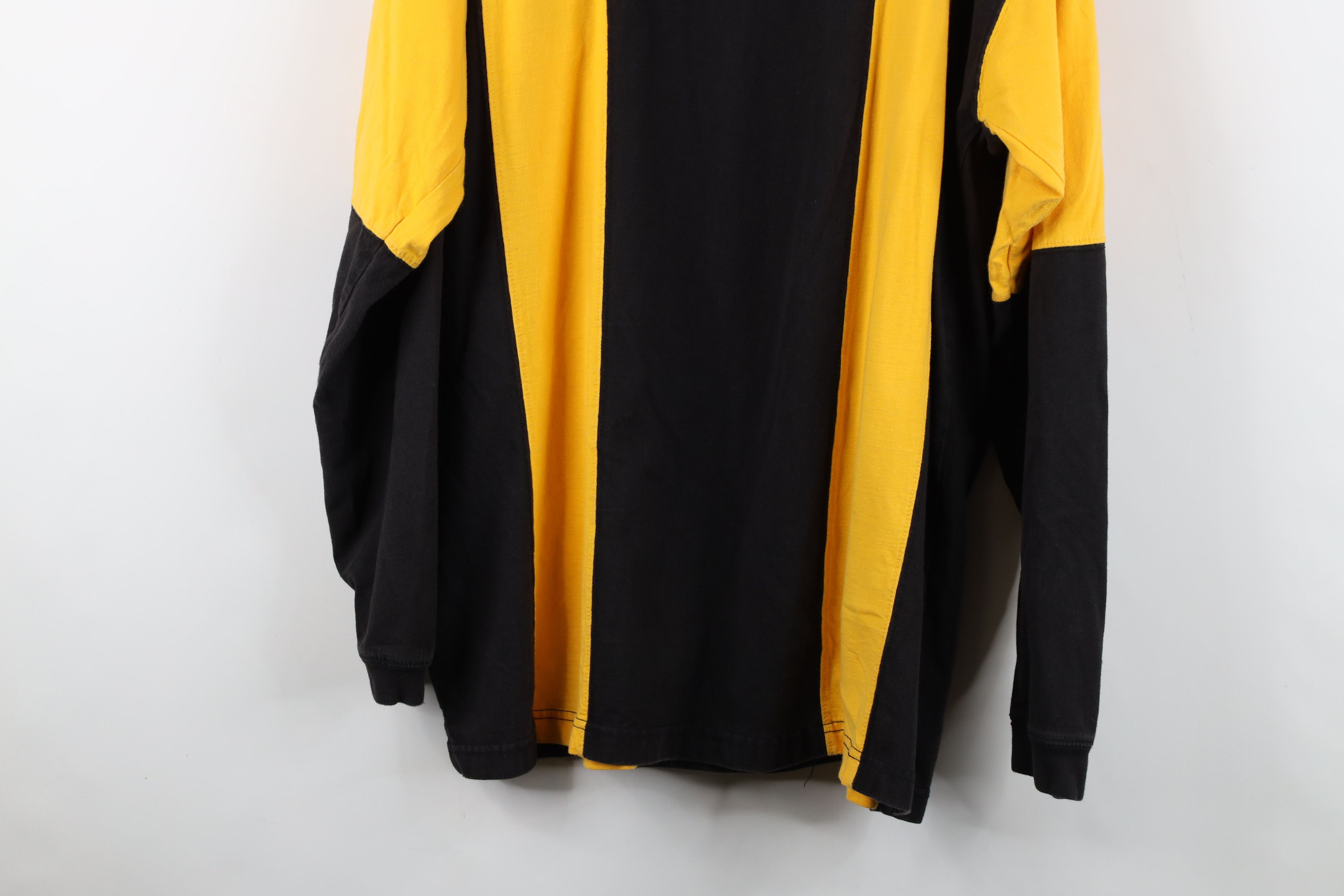 Vintage Vintage 90s Steelers Football Long Sleeve Rugby Polo Shirt Size US L / EU 52-54 / 3 - 14 Thumbnail