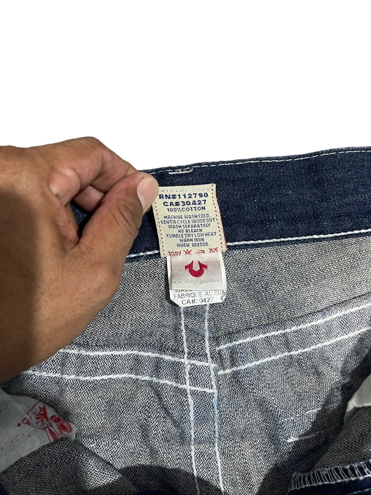 Other Vintage True Religion Billy Super T Denim Jeans Size US 35 - 17 Thumbnail