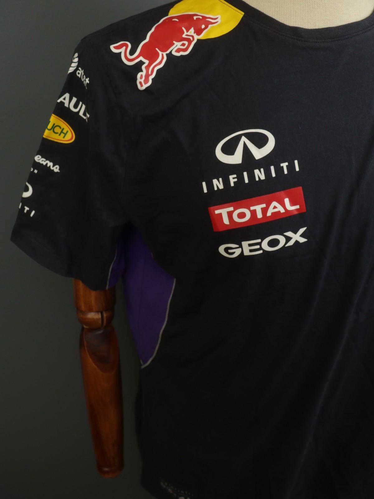 Designer Pepe Jeans London Navy Crew Red Bull Racing Shirt Size 2XL Size ONE SIZE - 6 Thumbnail