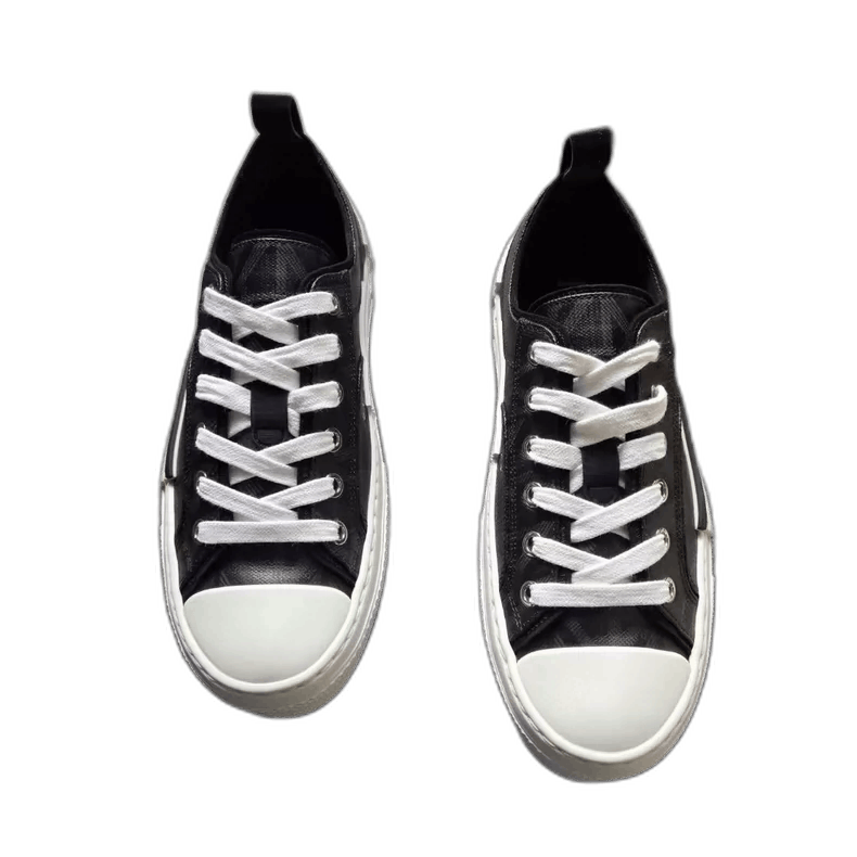 Dior DIOR B23 Black Leather Sneakers New-yf Size US 5.5 / EU 38 - 1 Thumbnail