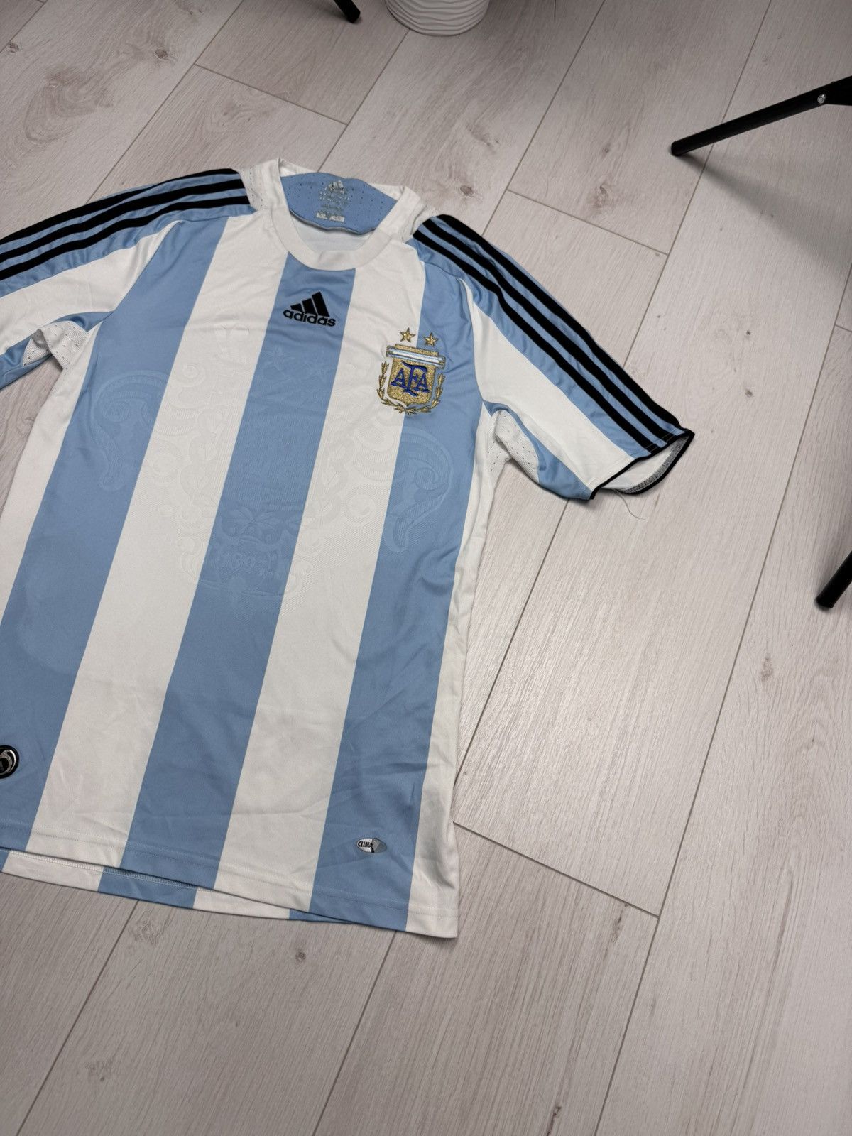 Adidas Argentina Adidas soccer jersey S 2008 stripped Size US S / EU 44-46 / 1 - 3 Thumbnail