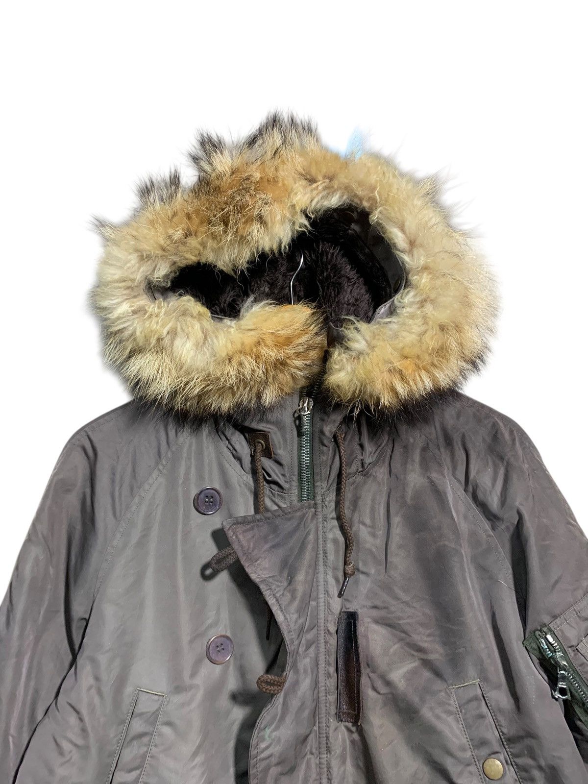 wjk 🔥WJK FUR PARKA COLD JACKETS RIRI ZIPPER HOODIE Size US M / EU 48-50 / 2 - 2 Thumbnail