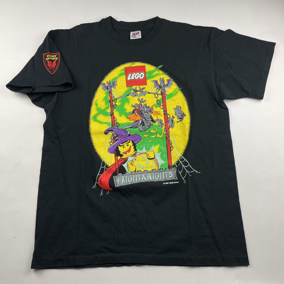 LEGO × Vintage Vintage 1997 Adult LEGO Fright Knights T-Shirt L Like New Size US L / EU 52-54 / 3 - 1 Thumbnail