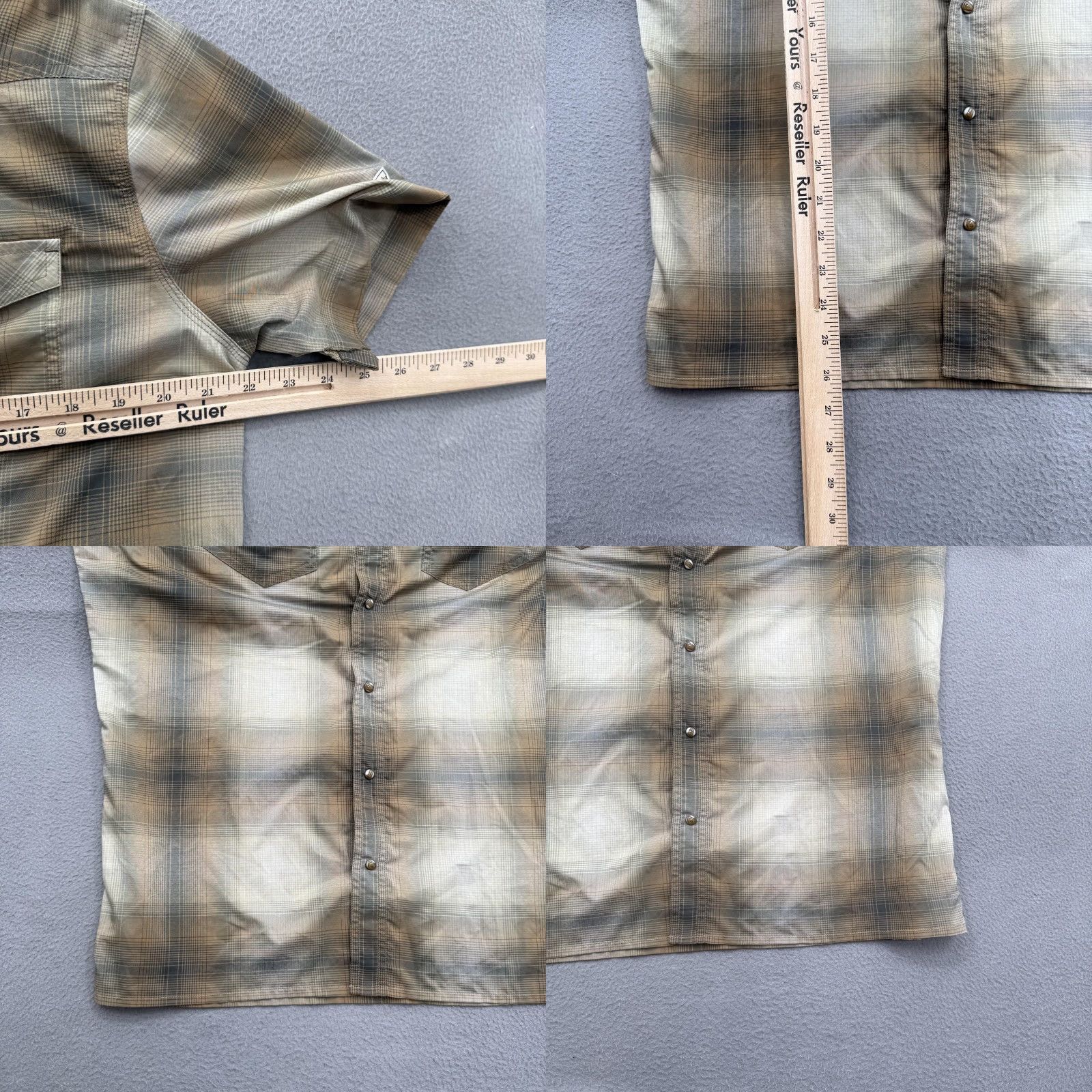 Vintage KUHL Shirt Mens Medium Brown Plaid Short Sleeve Snap Front Outdoor Hiking Casual Travel Size US M / EU 48-50 / 2 - 8 Thumbnail