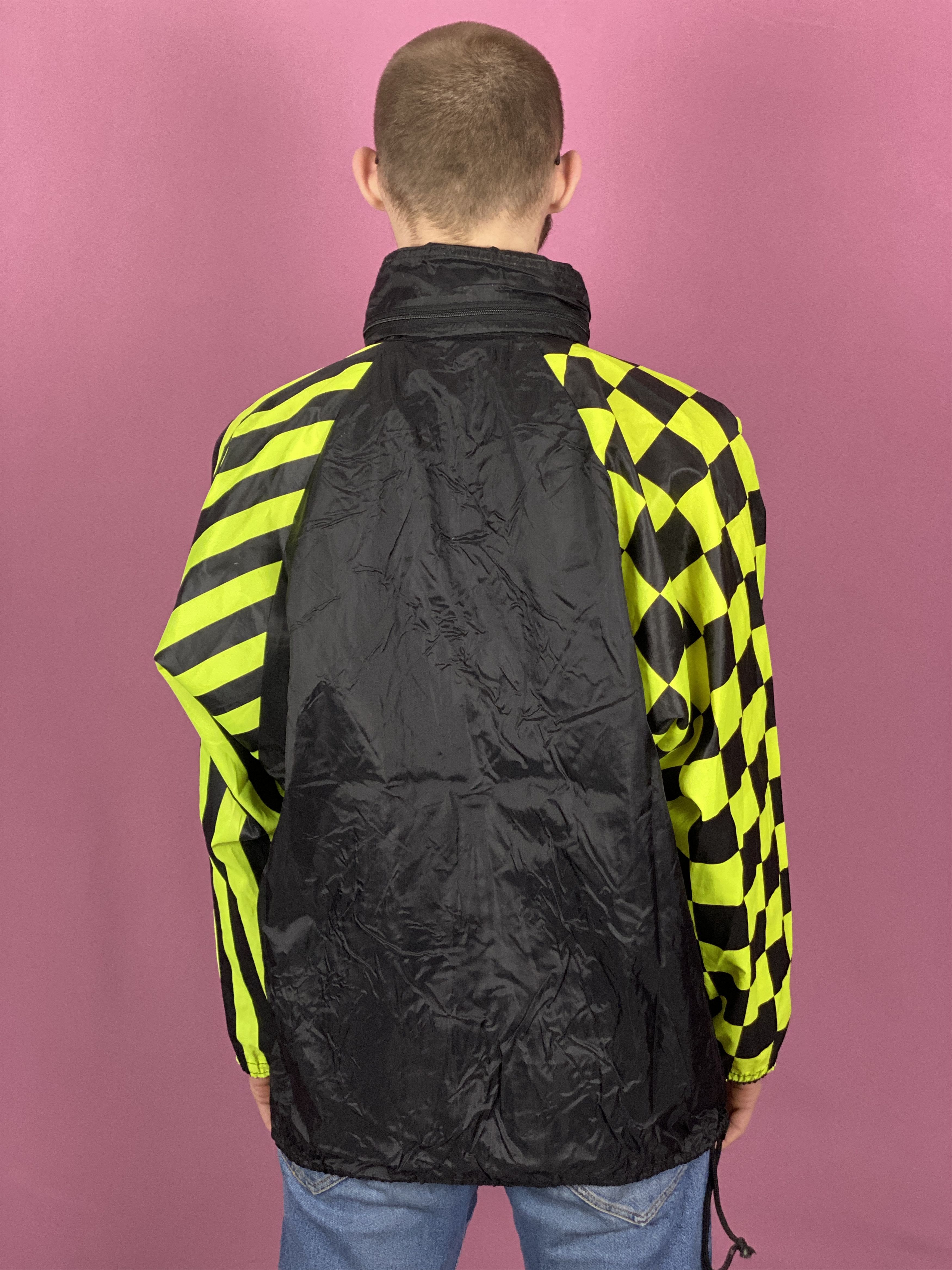 Vintage 90s Vintage Men's Rain Jacket - Size L Windbreaker Size US L / EU 52-54 / 3 - 3 Thumbnail