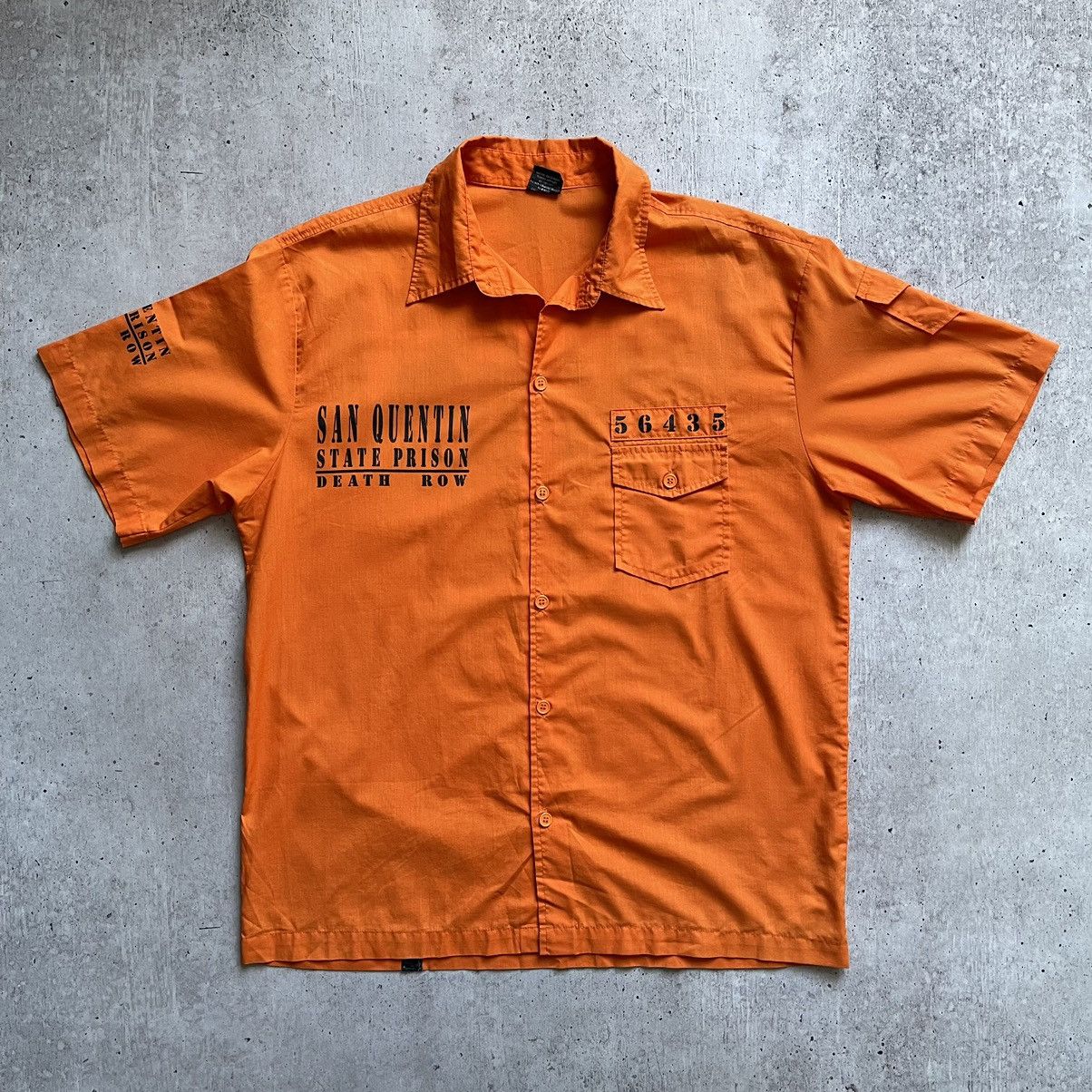 Death Row Records RARE Shirt San Quentin State Prison Death Row 56435 Size US XXL / EU 58 / 5 - 4 Thumbnail