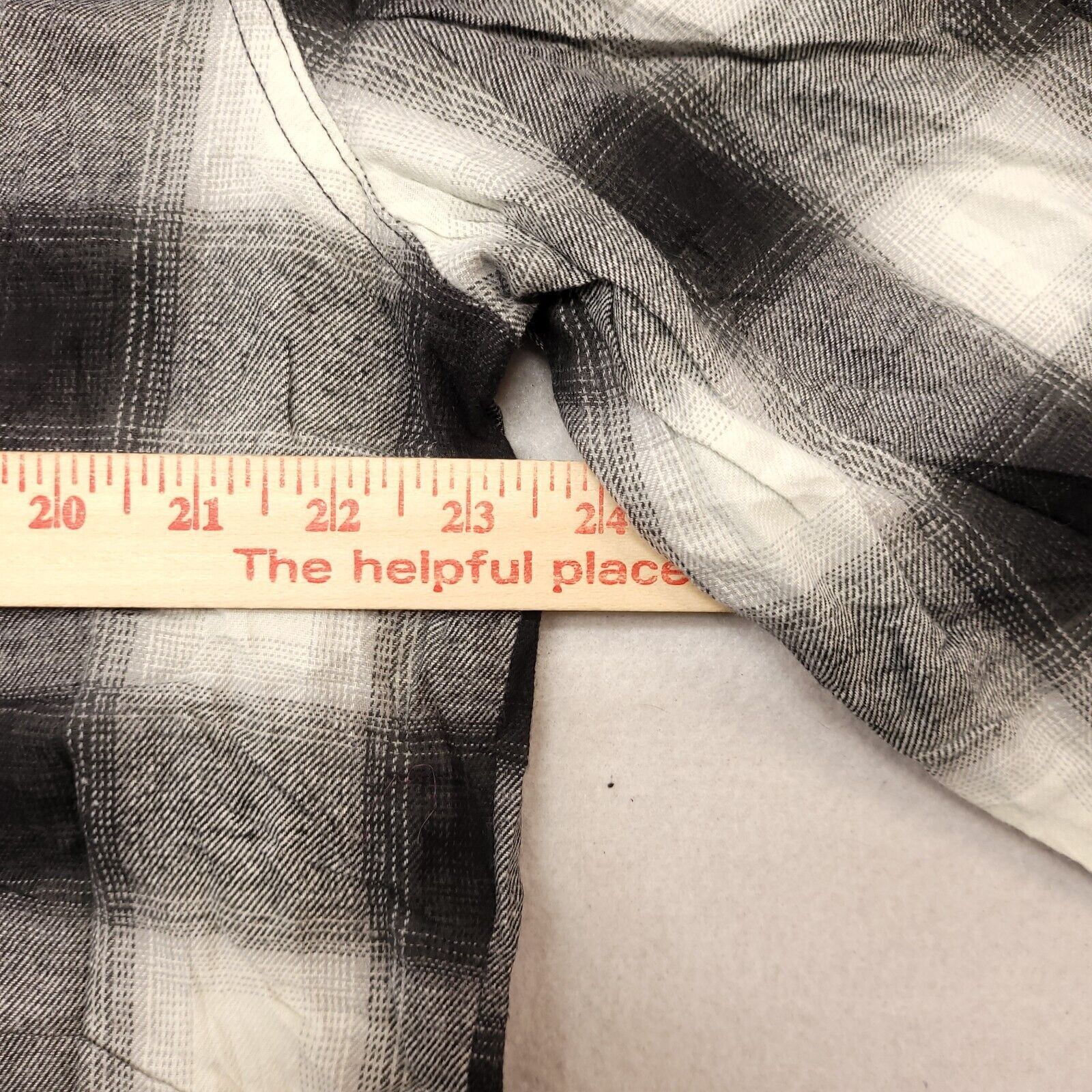 Arizona Jean Co. Arizona Jean Co Tartan Flannel Shirt Mens Size L White Black Size US L / EU 52-54 / 3 - 9 Thumbnail