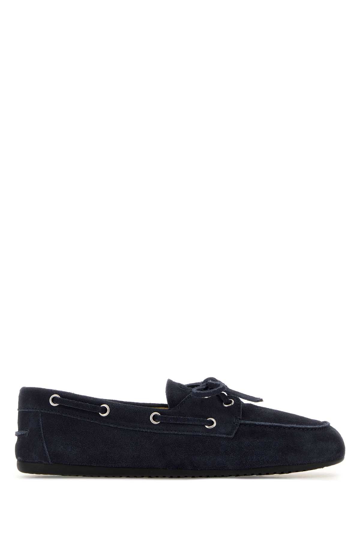 Blue Suede Loafers