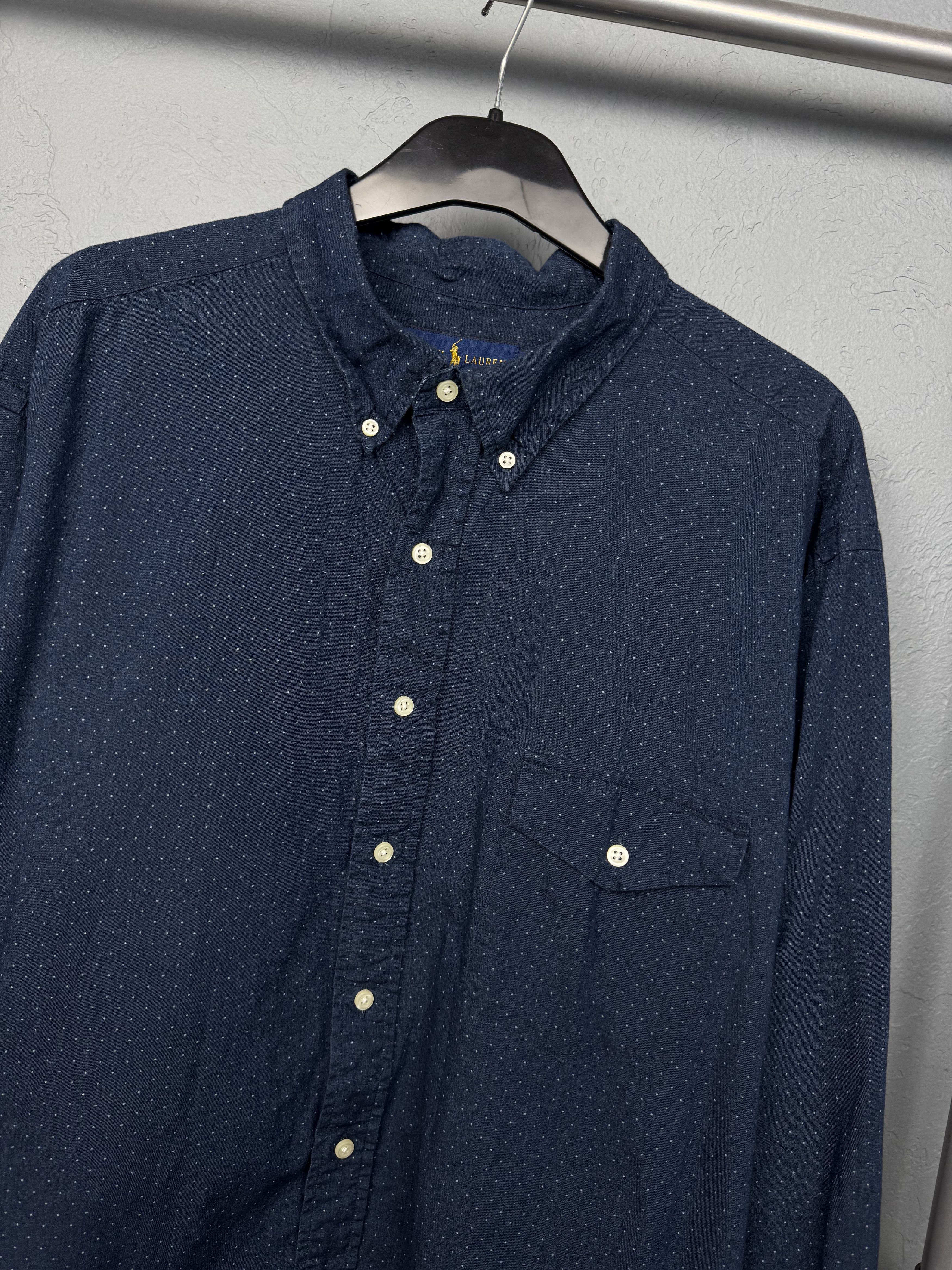 Polo Ralph Lauren Polo Ralph Lauren Mens Long Sleeve Shirt Big Boy Size 2XB Size US XXL / EU 58 / 5 - 2 Thumbnail