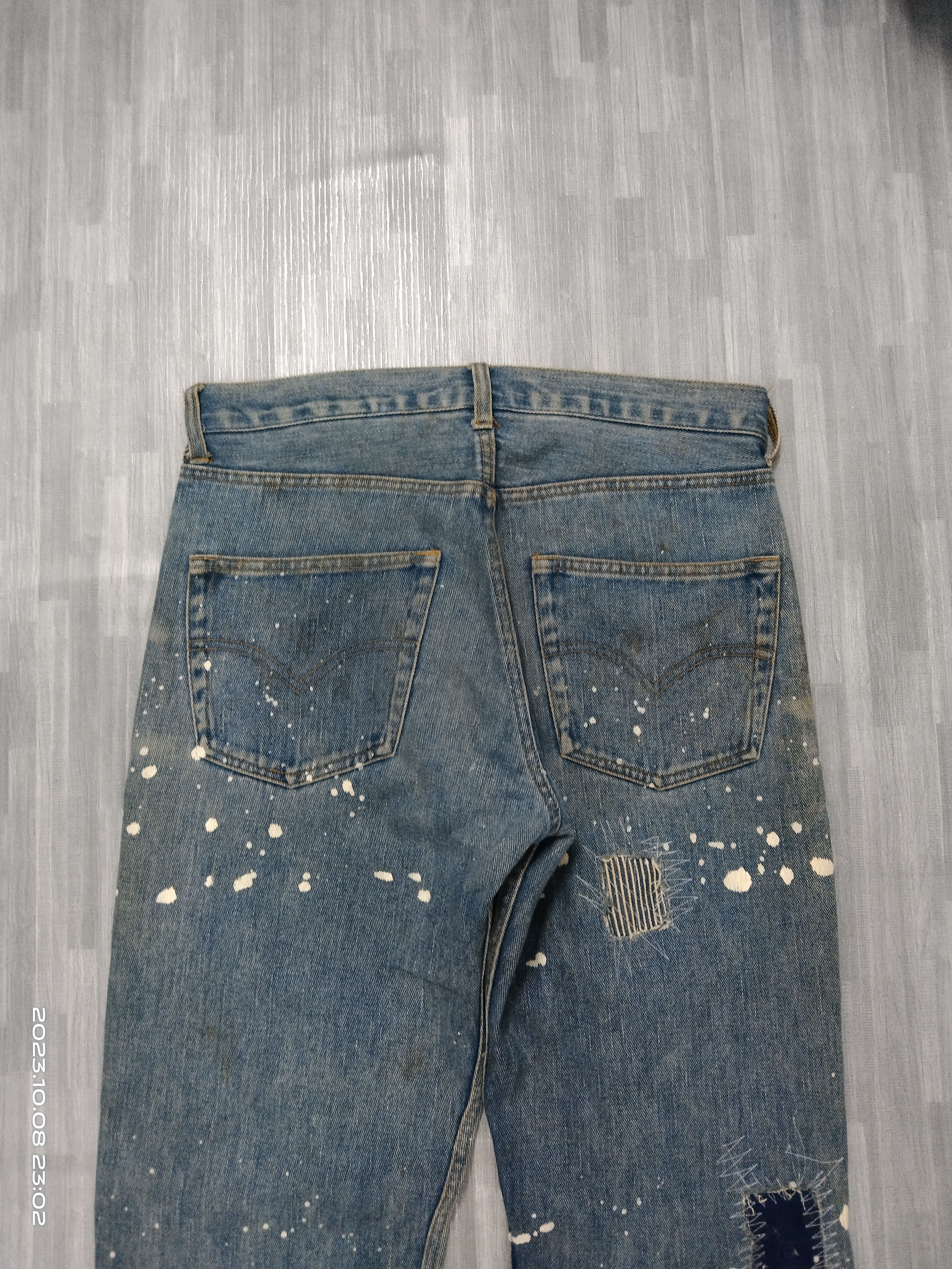 Japanese Brand SICK STU INSPIRED YS SPLATTED DENIM PANTS Size US 31 - 5 Thumbnail