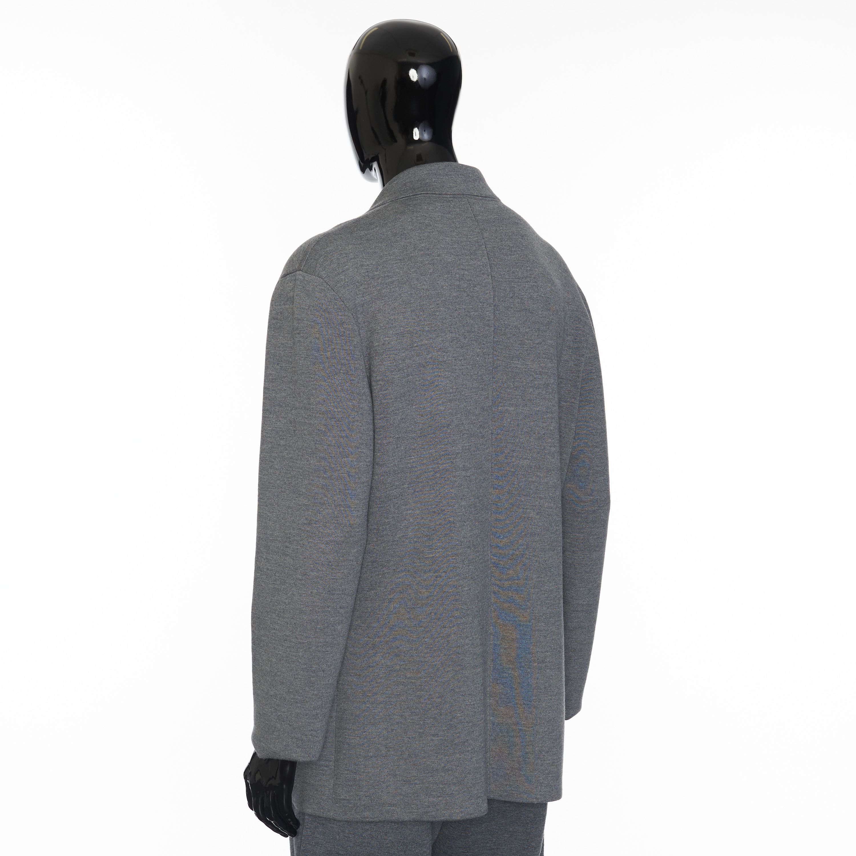 Berluti Sweater Blazer Jacket In Mountain Rock Gray Wool Size L Size 40R - 4 Thumbnail
