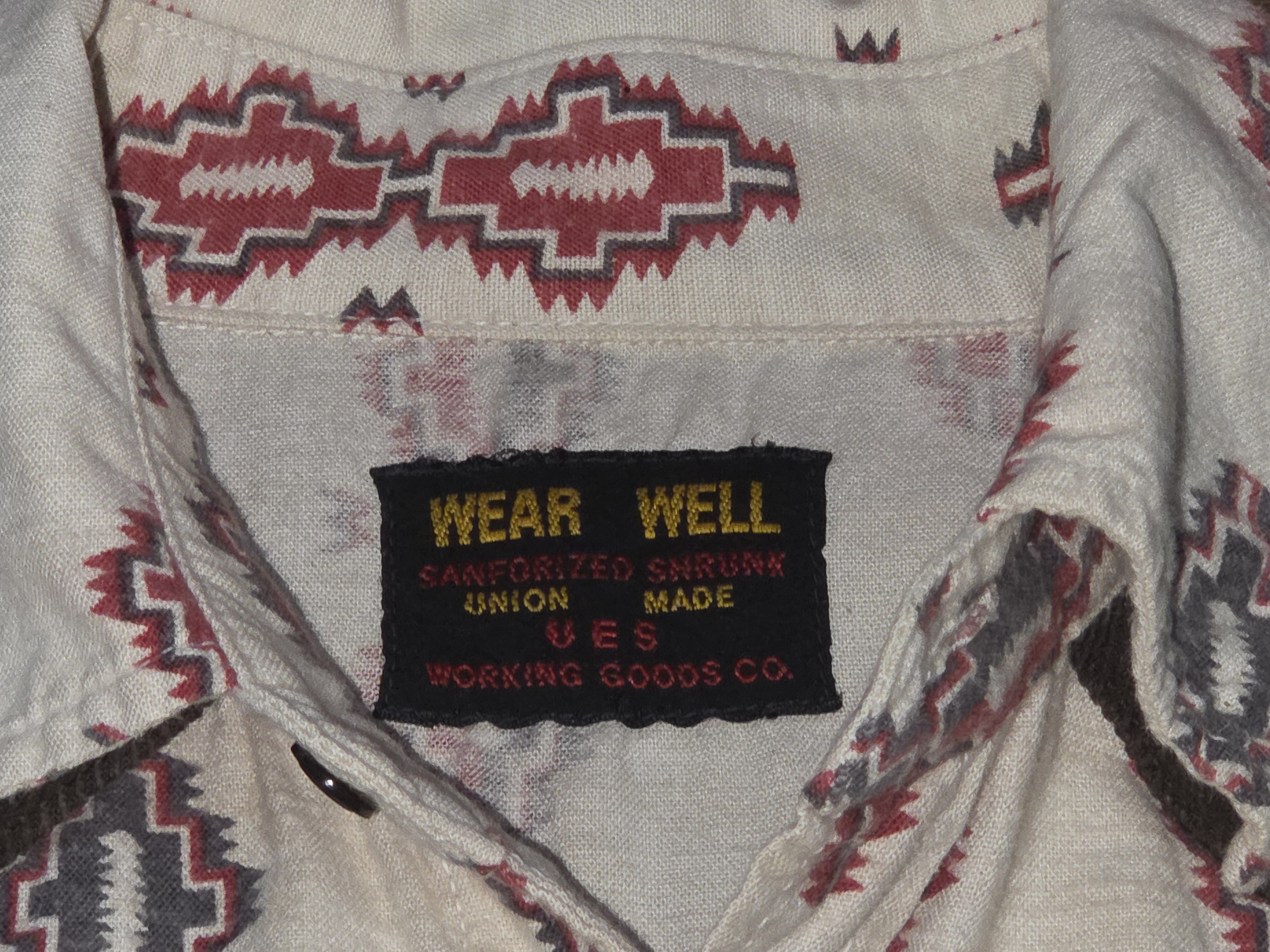 Japanese Brand Vintage UES Work Wear Sanforized Union Made Western Shirt Size US S / EU 44-46 / 1 - 5 Thumbnail