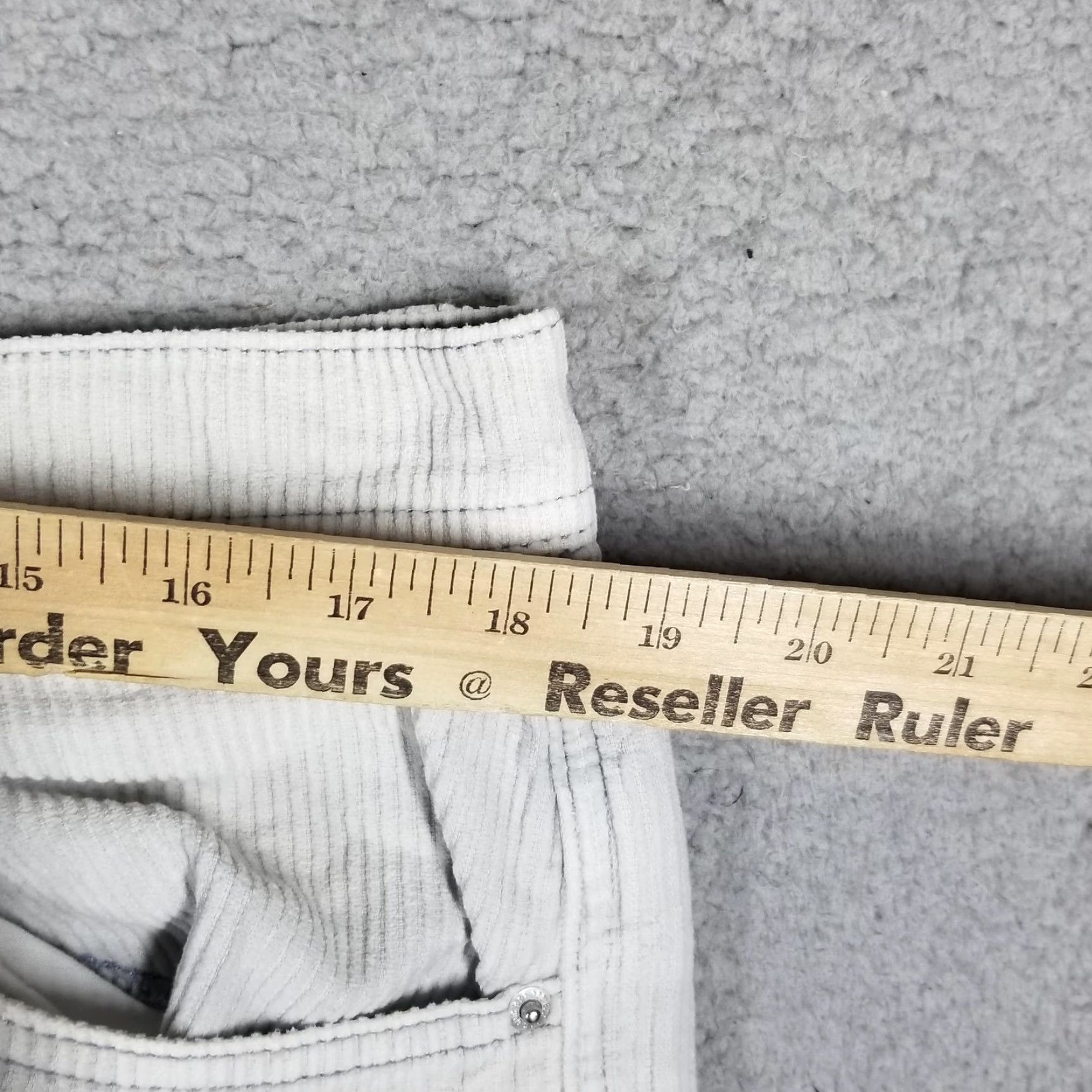 Bdg BDG Corduroy Carpenter Pants 36 Light Gray Utility Workwear Mens Size US 36 / EU 52 - 6 Thumbnail