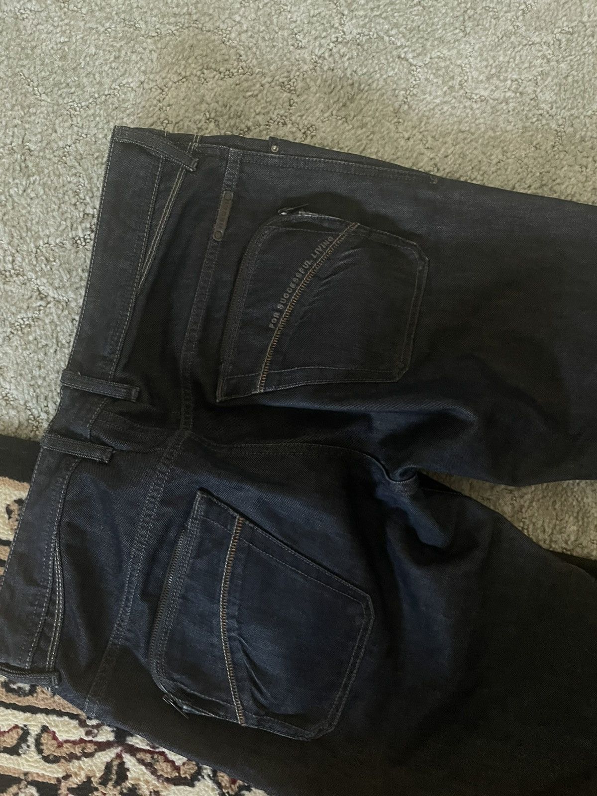 Diesel × Vintage VINTAGE NAVY DIESEL DENIM Size US 34 / EU 50 - 5 Thumbnail