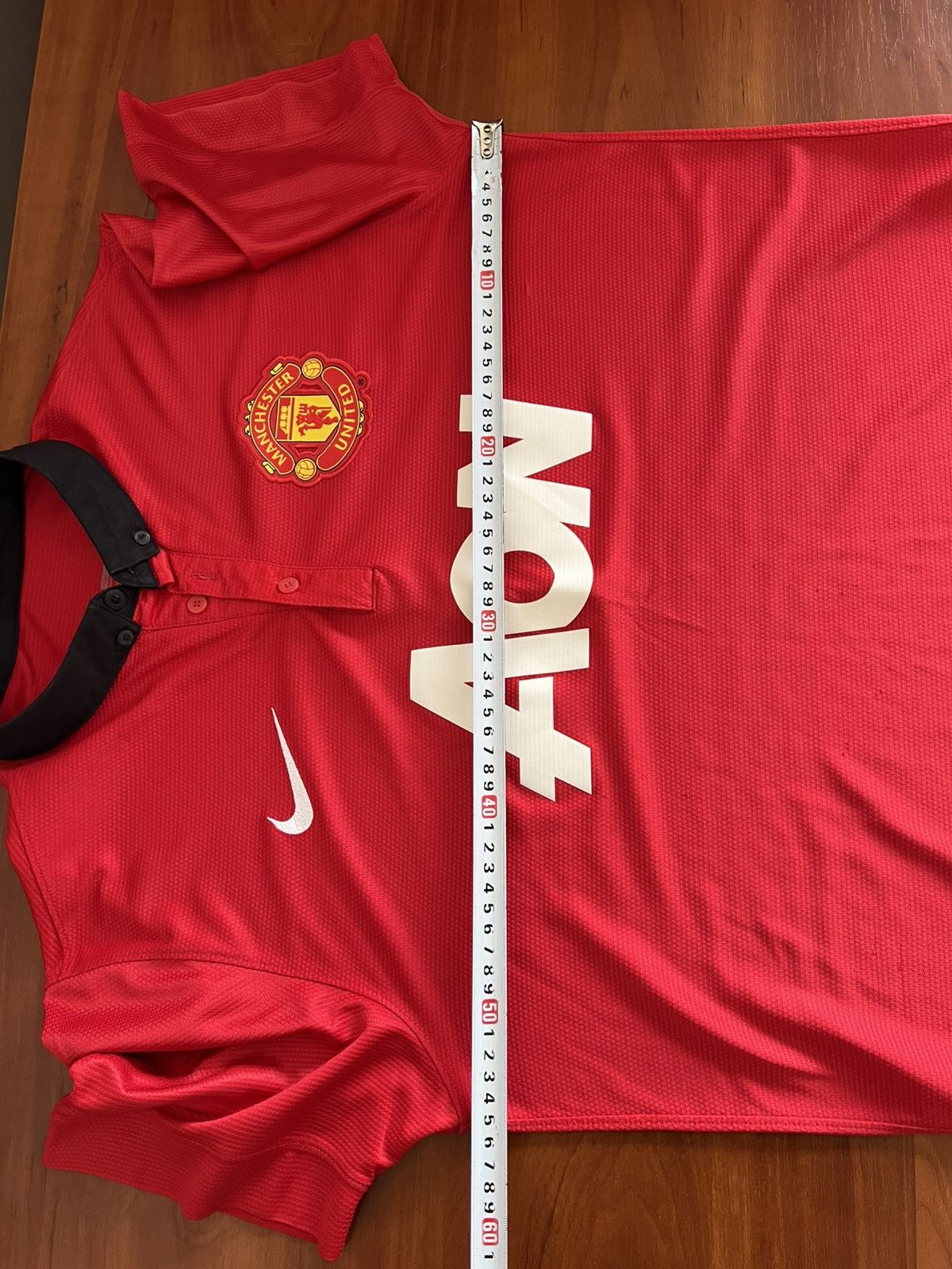 Nike 2013/14 MANCHESTER UNITED HOME SOCCER JERSEY FOOTBALL SHIRT Size US L / EU 52-54 / 3 - 22 Thumbnail