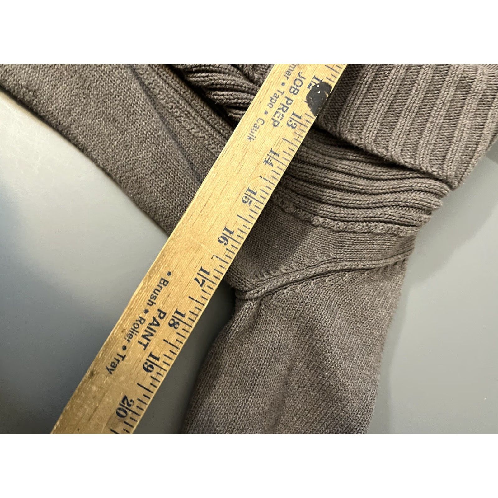 Banana Republic Banana Republic Sweater Womens Medium Brown Shawl Collar Preppy Knit Pullover Casual Modern Size M / US 6-8 / IT 42-44 - 5 Thumbnail