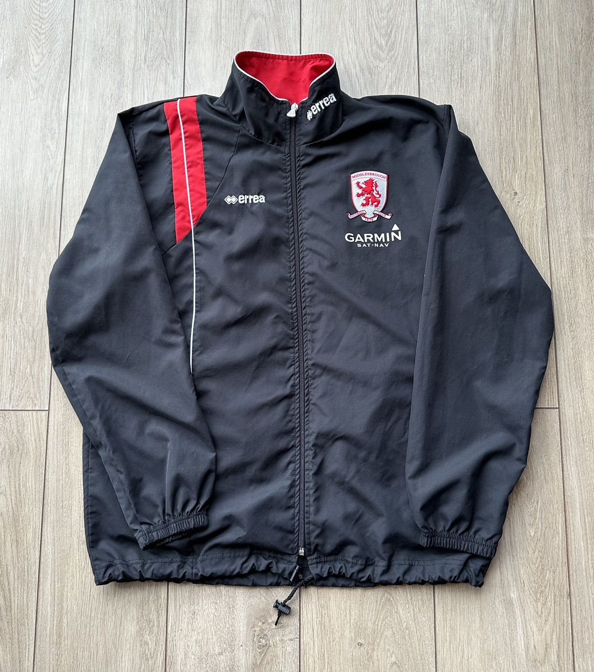 Vintage Middlesbrough England Jacket Zipper Errea XL