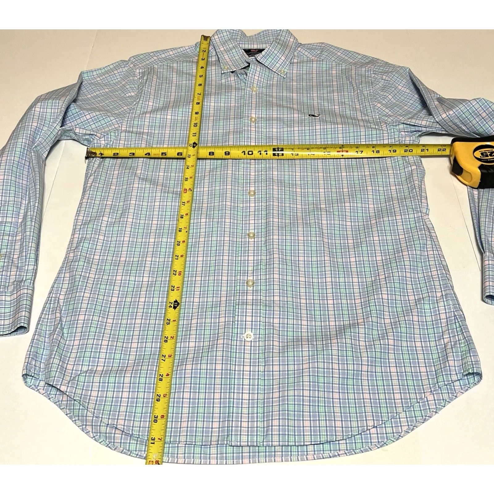 Vineyard Vines Vineyard Vines Men's M Slim Fit Whale Shirt Multicolor Plaid Button-Down Shirt Size US M / EU 48-50 / 2 - 4 Thumbnail