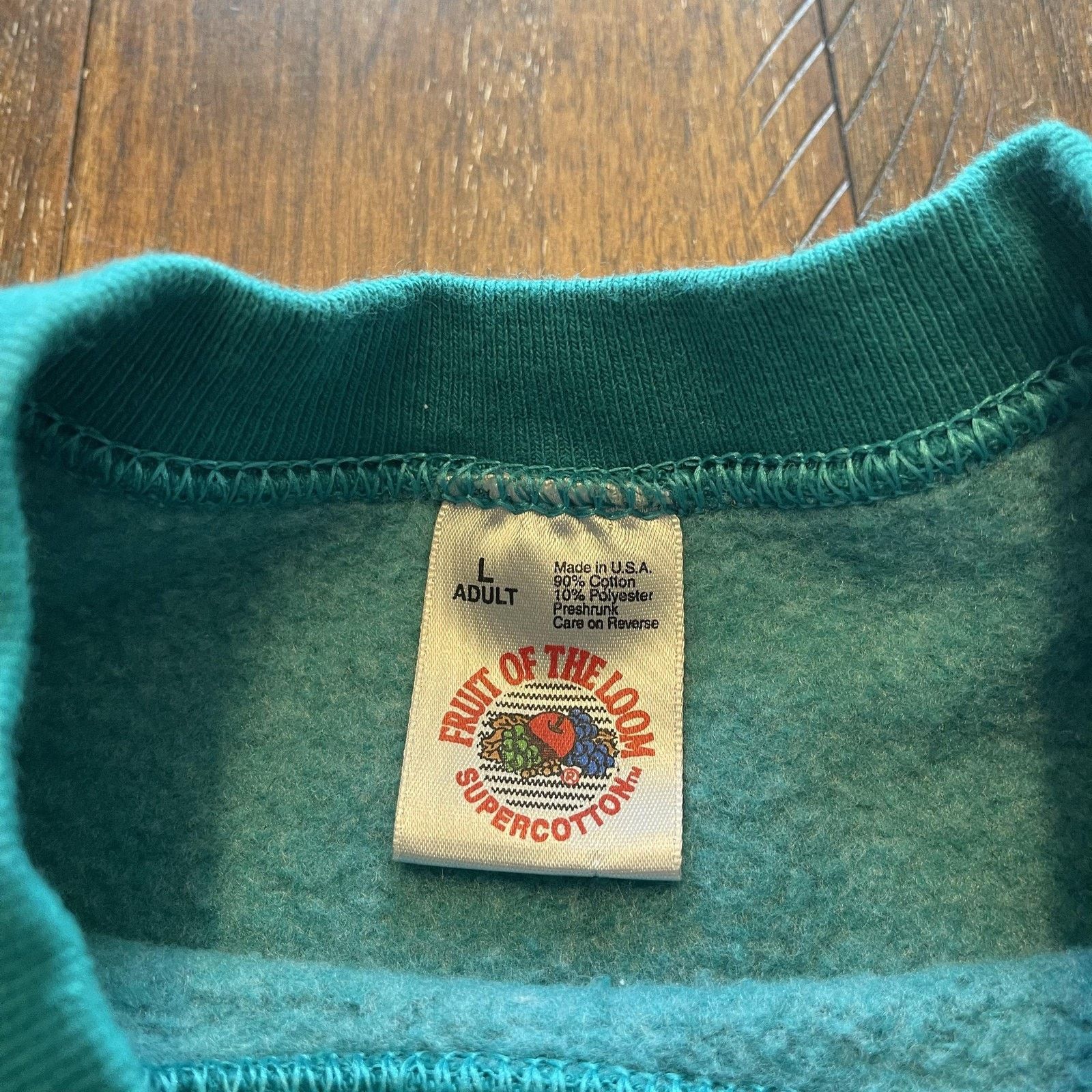 Fruit Of The Loom Vintage Fruit Of The Loom Sweatshirt L Bethany Beach USA 90s Size US L / EU 52-54 / 3 - 6 Thumbnail