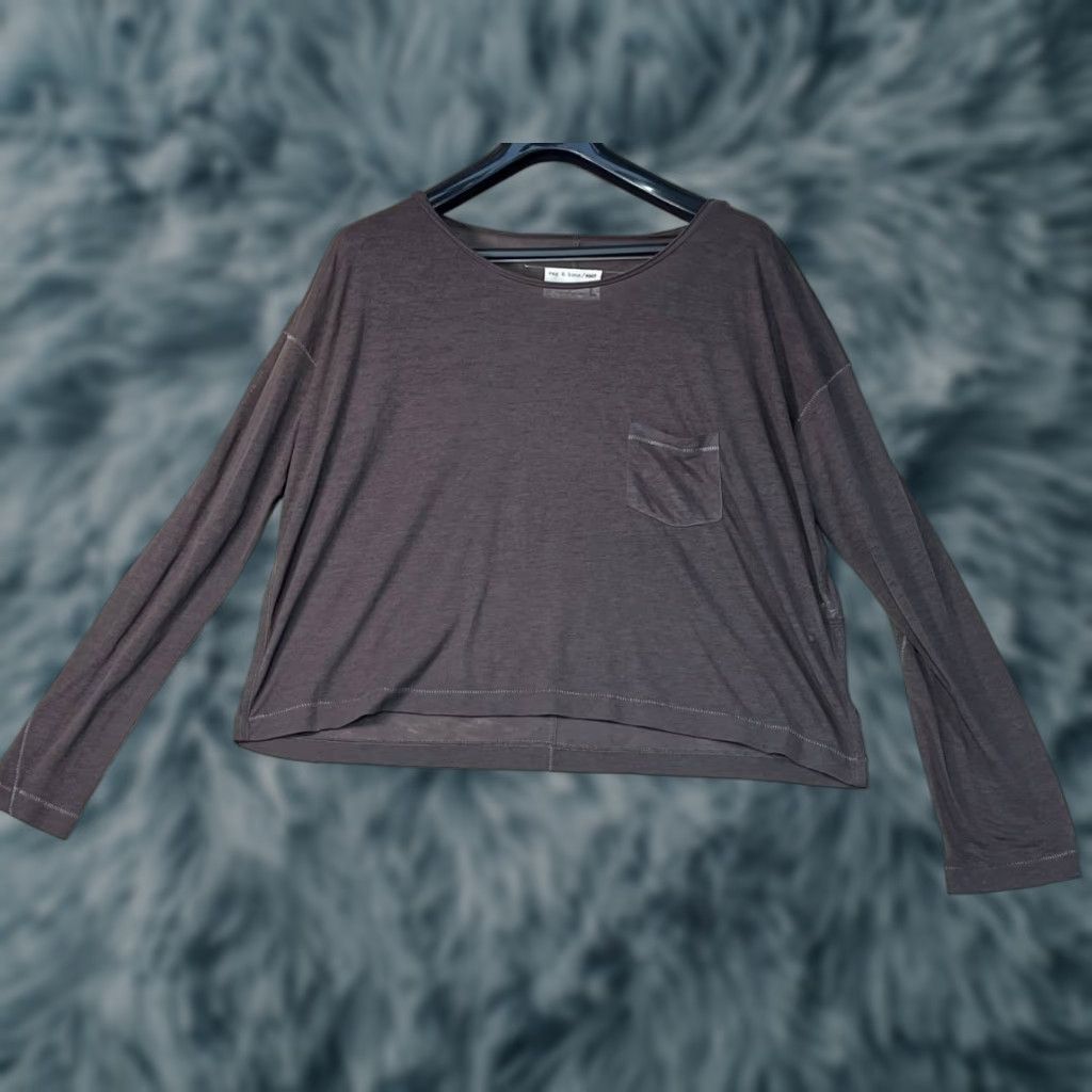 Rag & Bone Rag & Bone Top Women's Brown Size Large Organic Cotton Size L / US 10 / IT 46 - 1 Thumbnail
