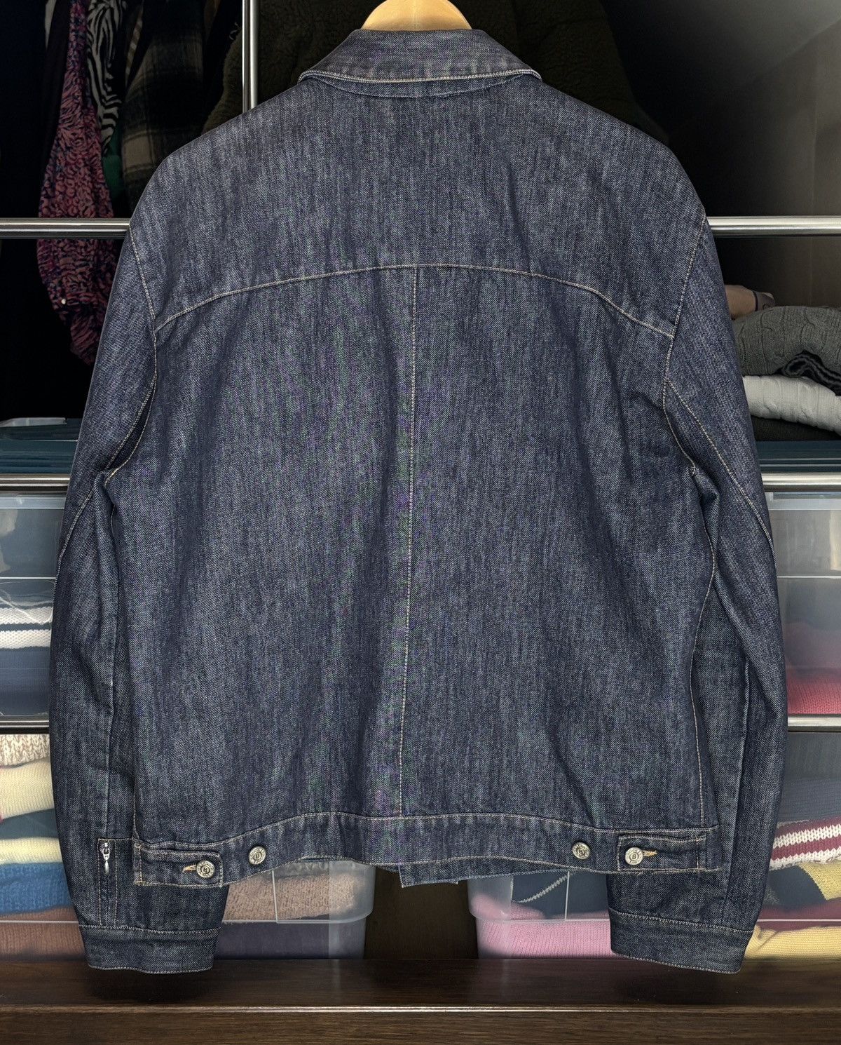 Bogner Bogner Avant Garde Unique Denim Jacket Zippers Vintage Jeans Size US L / EU 52-54 / 3 - 3 Thumbnail
