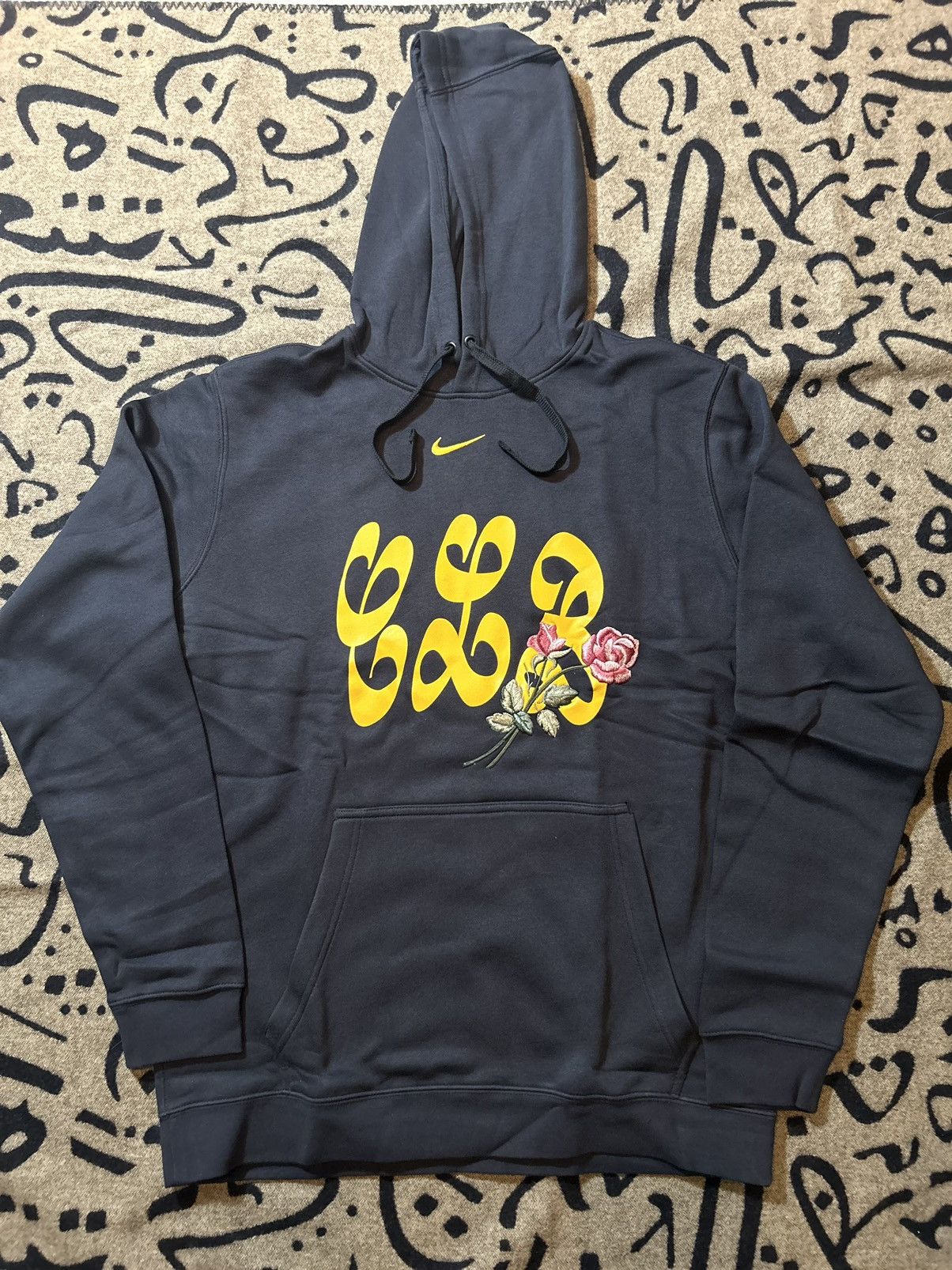 Drake × Nike Nike X Drake CLB Rose Embroidered Hoodie Size US L / EU 52-54 / 3 - 2 Thumbnail