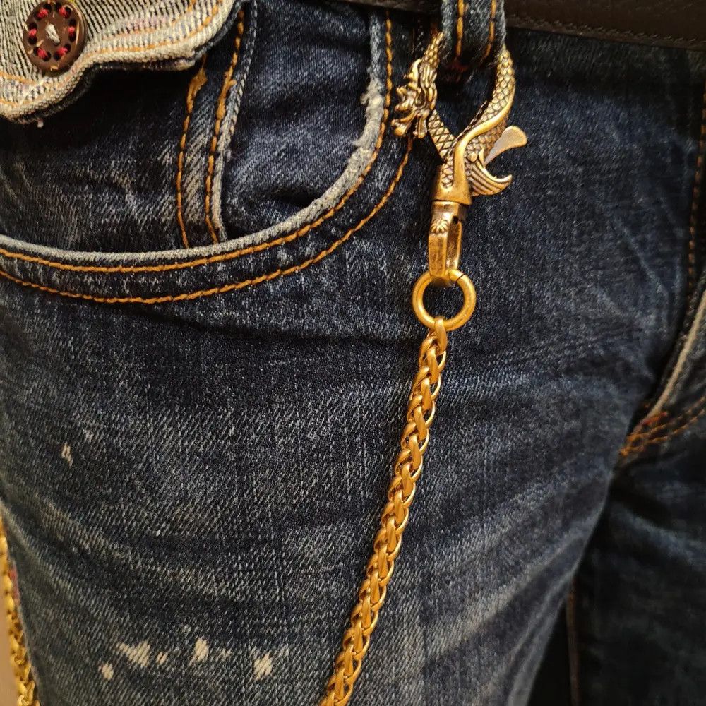 Jewelry O-Ring Hook Pants Chain Waist Chain Size ONE SIZE - 2 Thumbnail