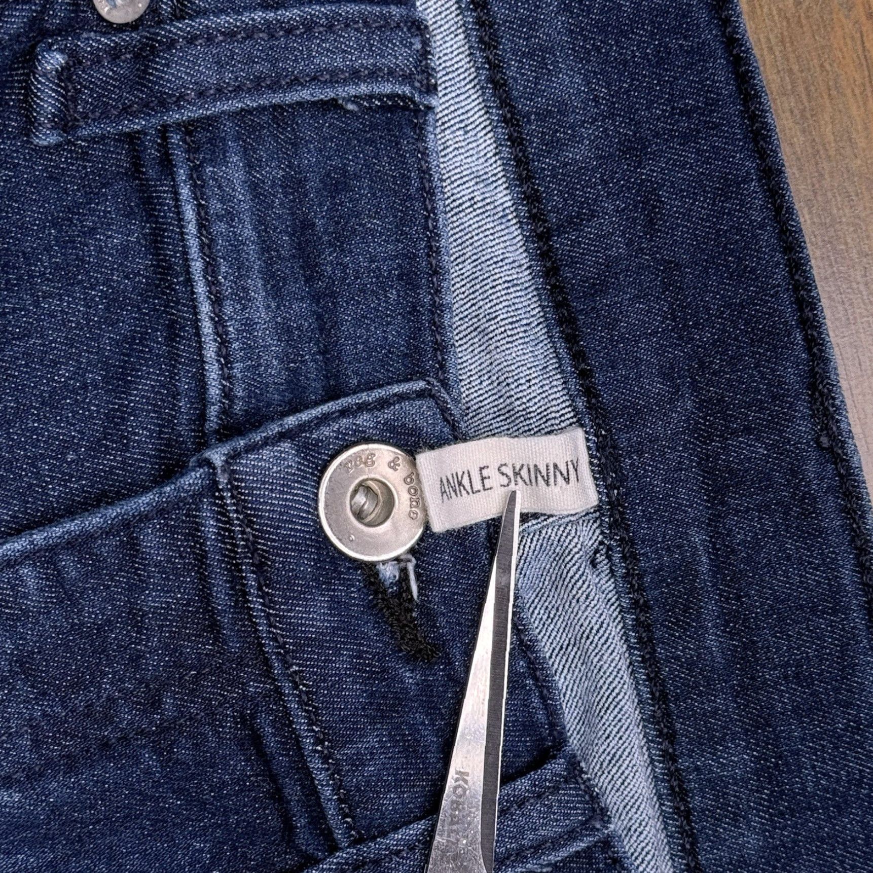 Rag & Bone Rag & Bone Jeans Skinny Mid Rise 30 Womens Denim 5-Pocket Stretch City Blue) Size 30" / US 8 / IT 44 - 4 Thumbnail