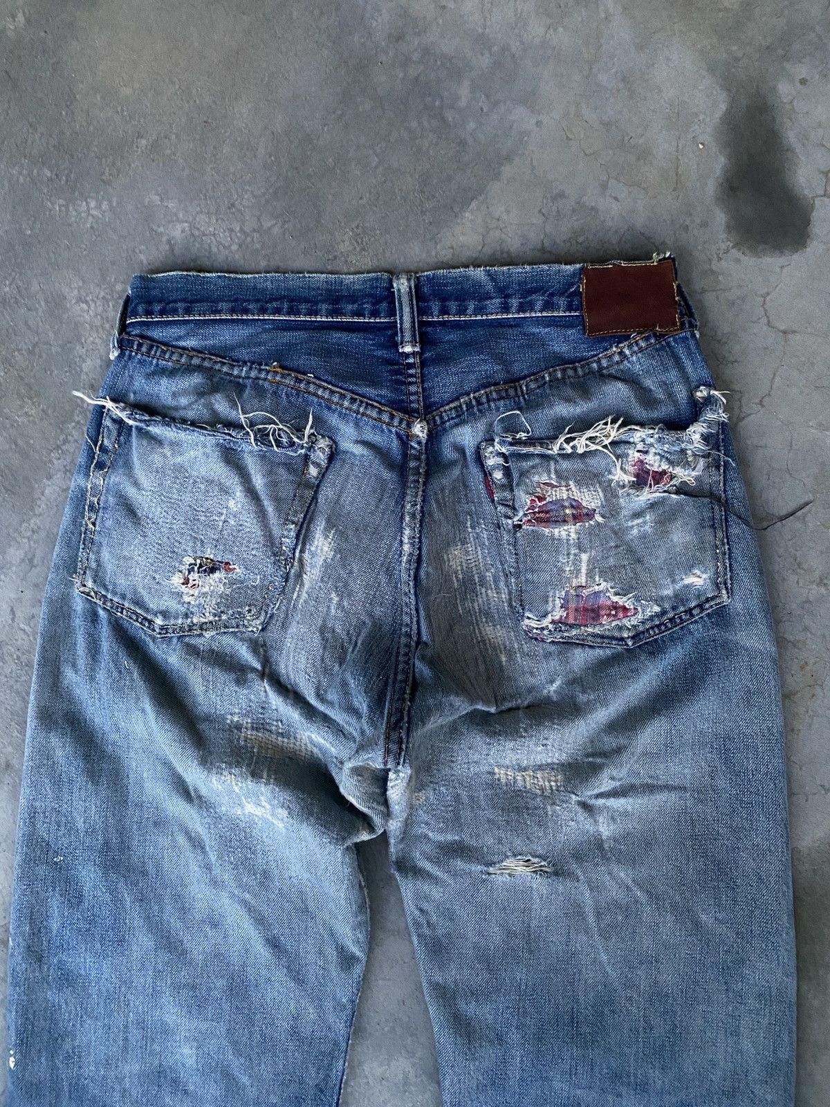 Full Count & Co. Full count selvedge distressed denim Size US 30 / EU 46 - 4 Thumbnail