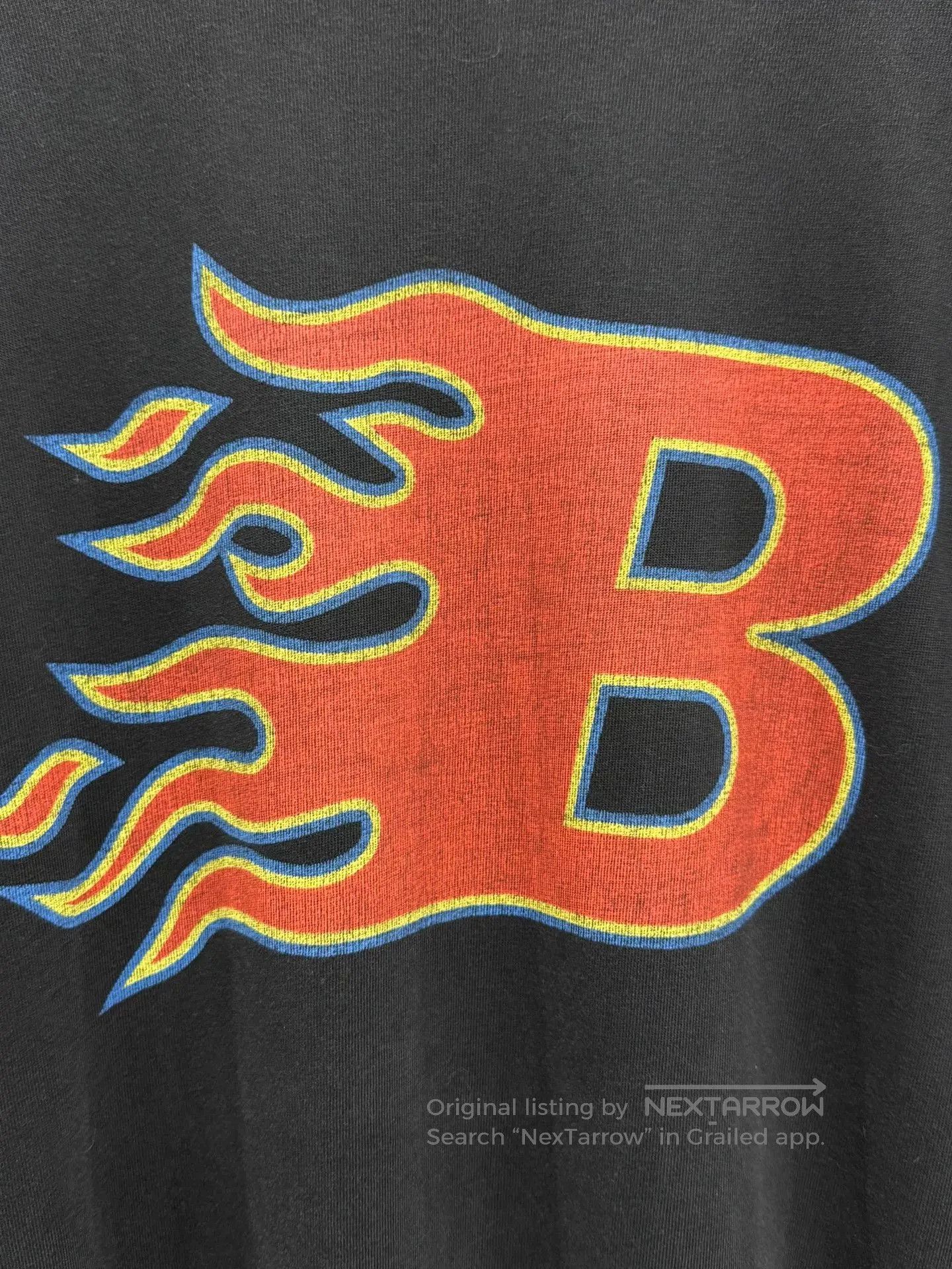 Balenciaga Balenciaga Vintage Flame Print T-Shirt Size S. Size US S / EU 44-46 / 1 - 7 Thumbnail