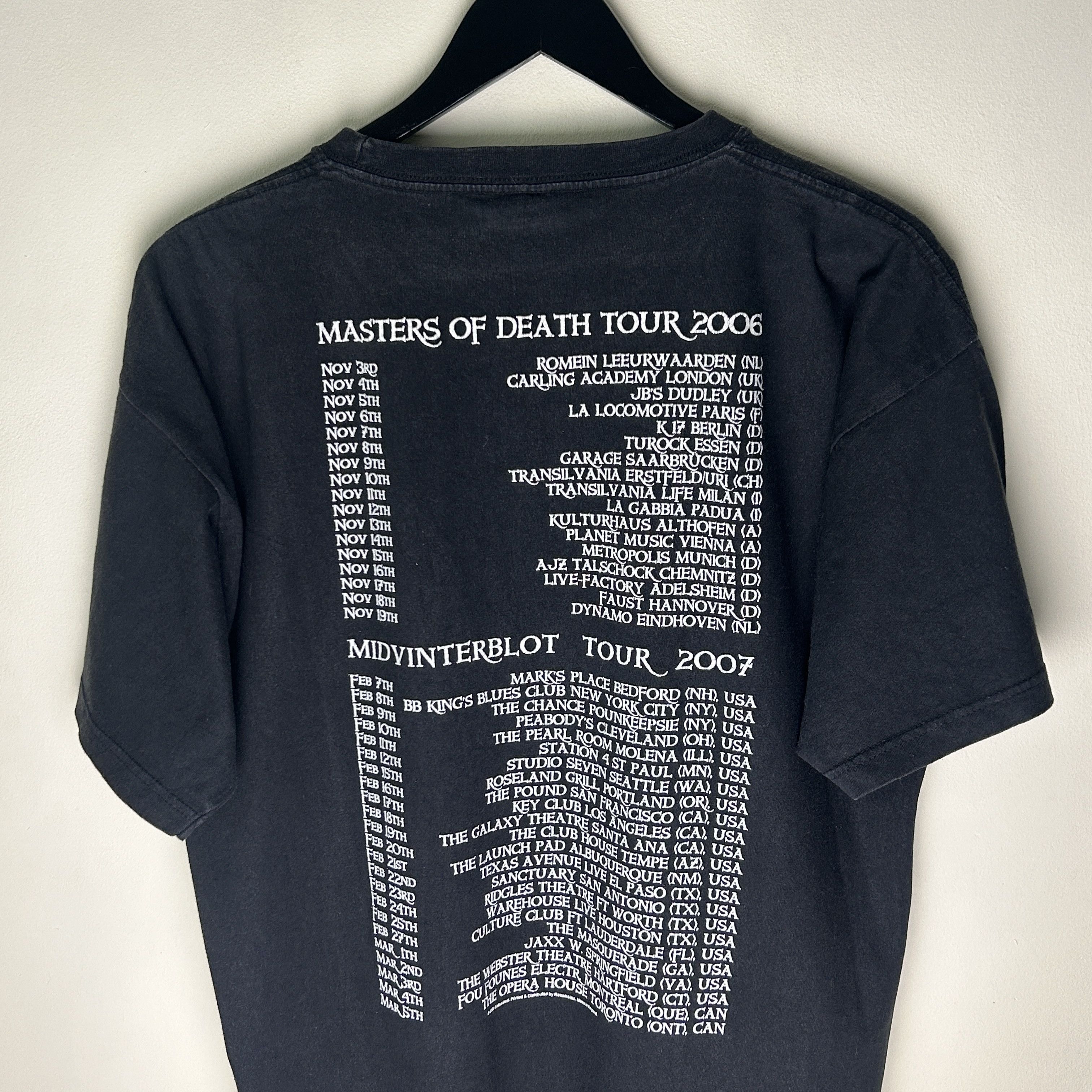 Band Tees Vintage Unleashed Midvinterblot 2006 Tour Band T-shirt Size US XL / EU 56 / 4 - 4 Thumbnail