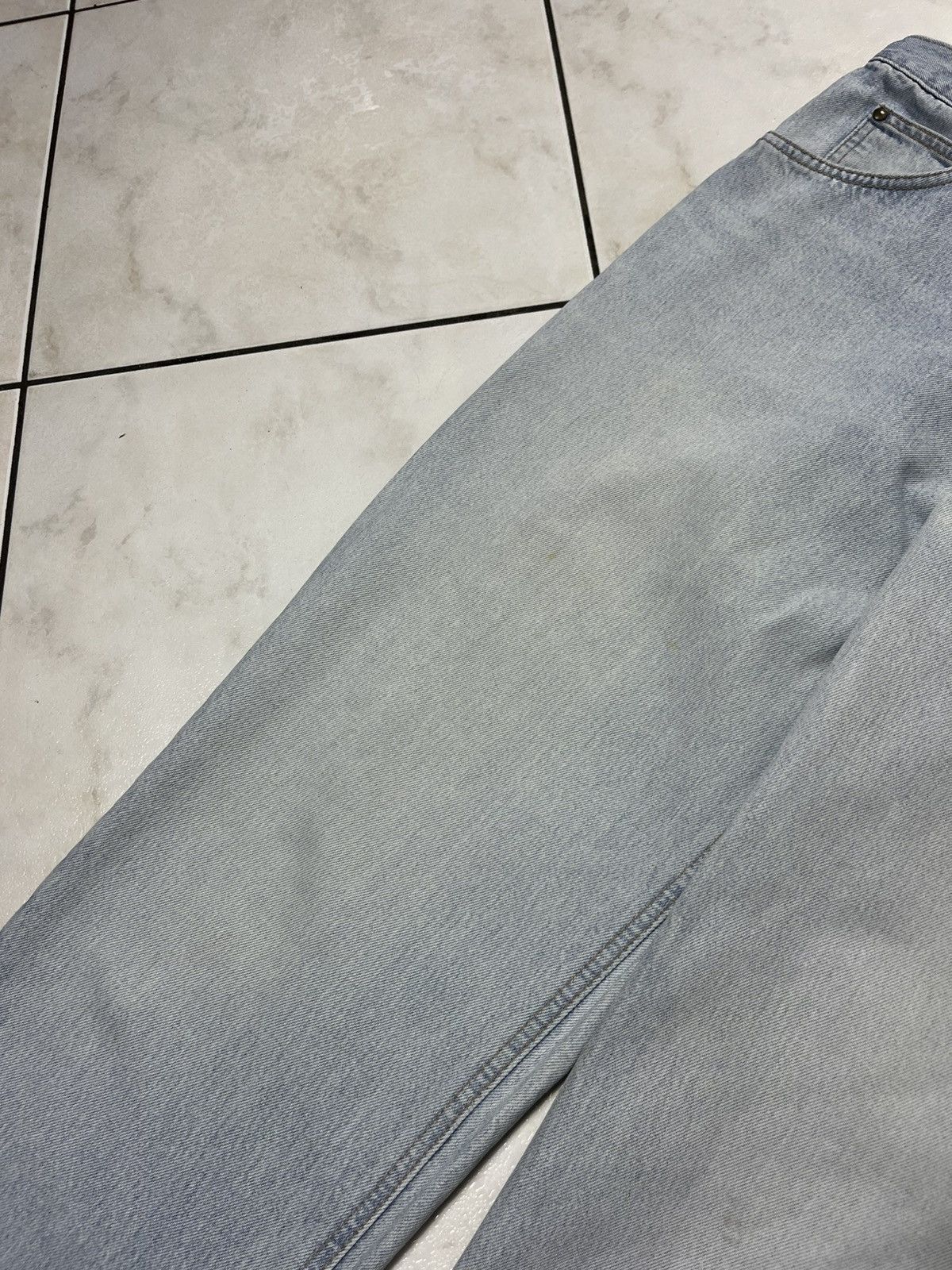 Edwin × Vintage Vintage Edwin newton slim baggy distressed denim pants jeans Size US 34 / EU 50 - 8 Thumbnail