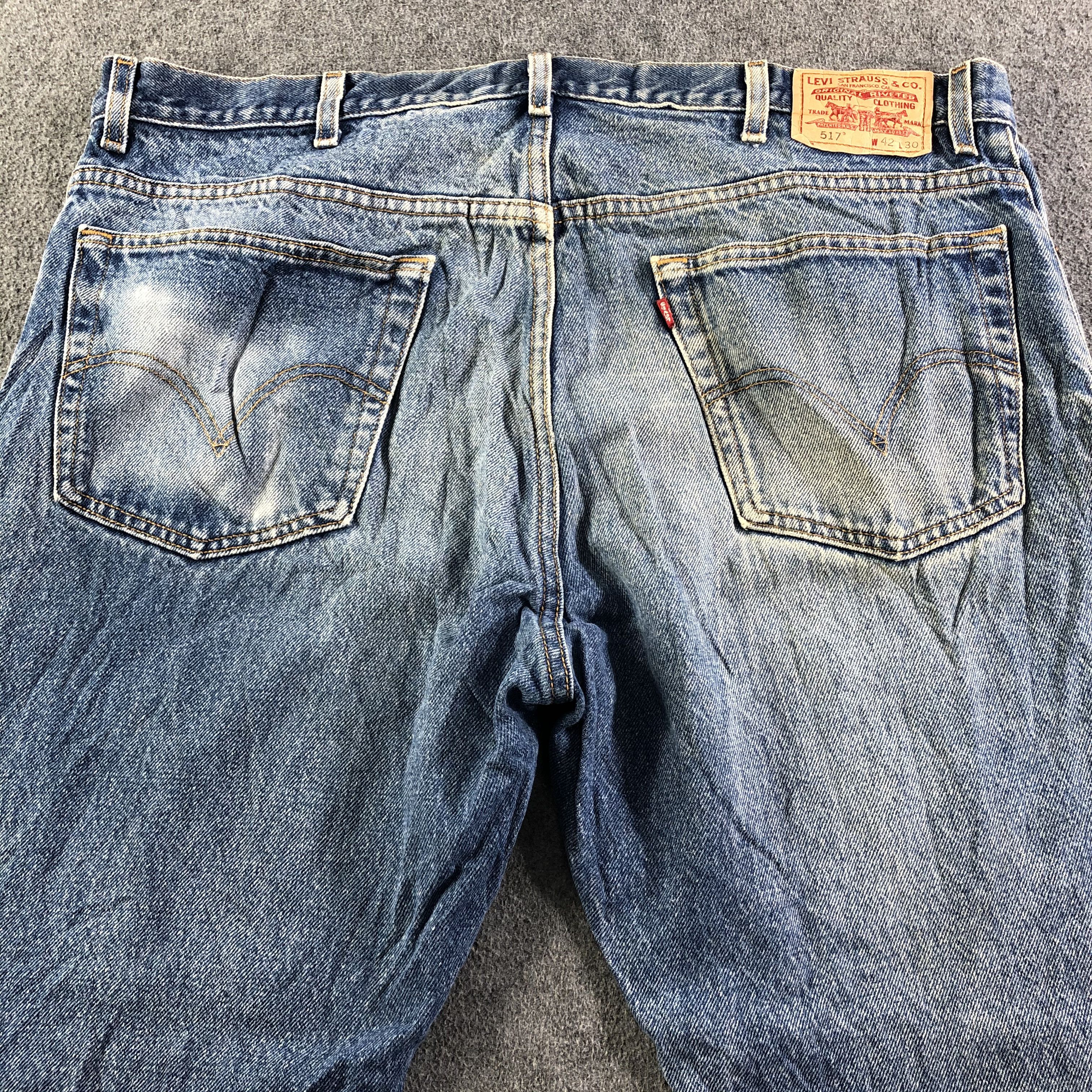 Levi's Vintage Blue Wash Levis 517 Jeans-J3349 Size US 42 / EU 58 - 4 Thumbnail