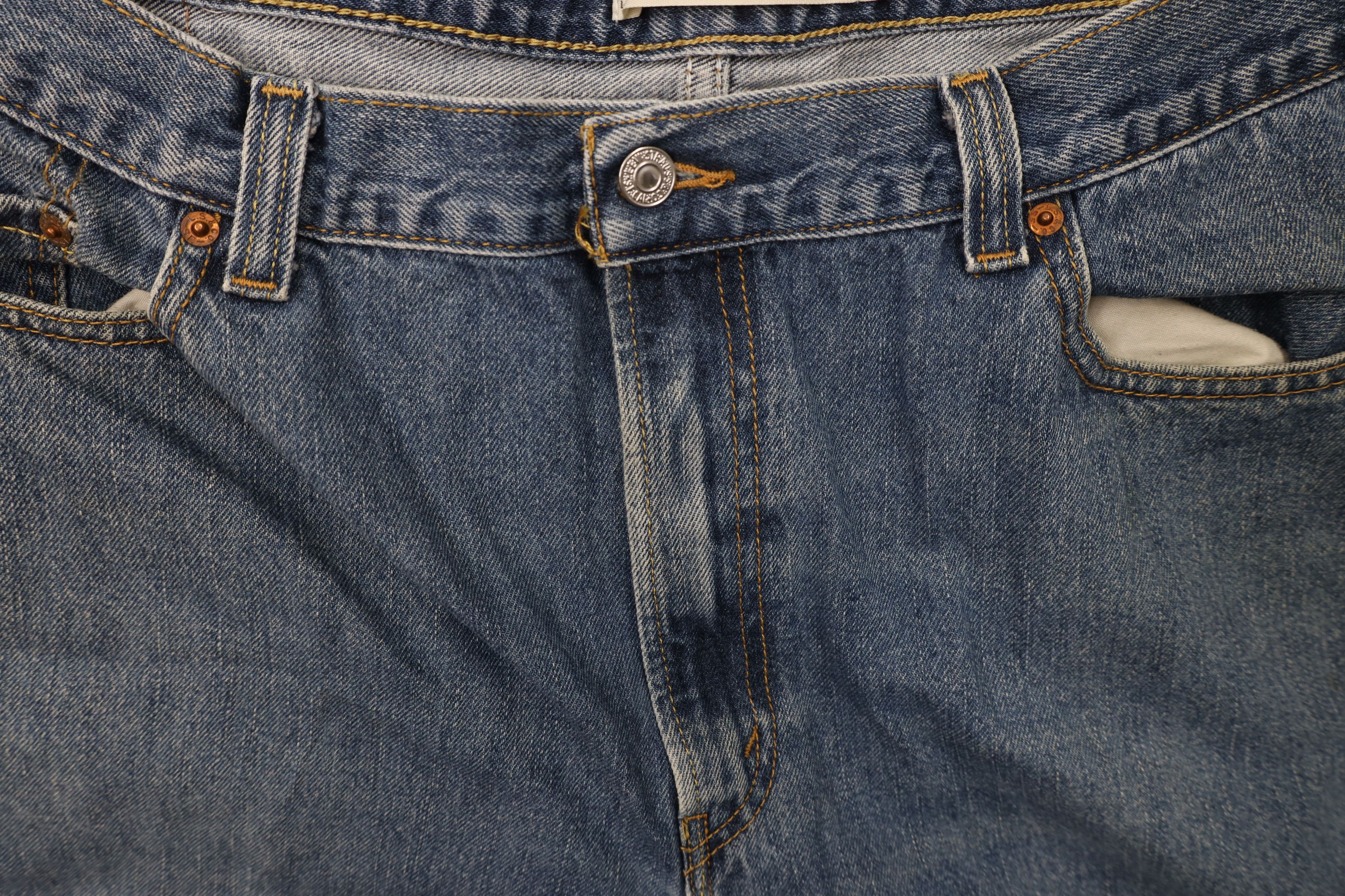 Levi's Vintage Y2K Levis 505 Regular Straight Leg Denim Jeans Size US 40 / EU 56 - 6 Thumbnail