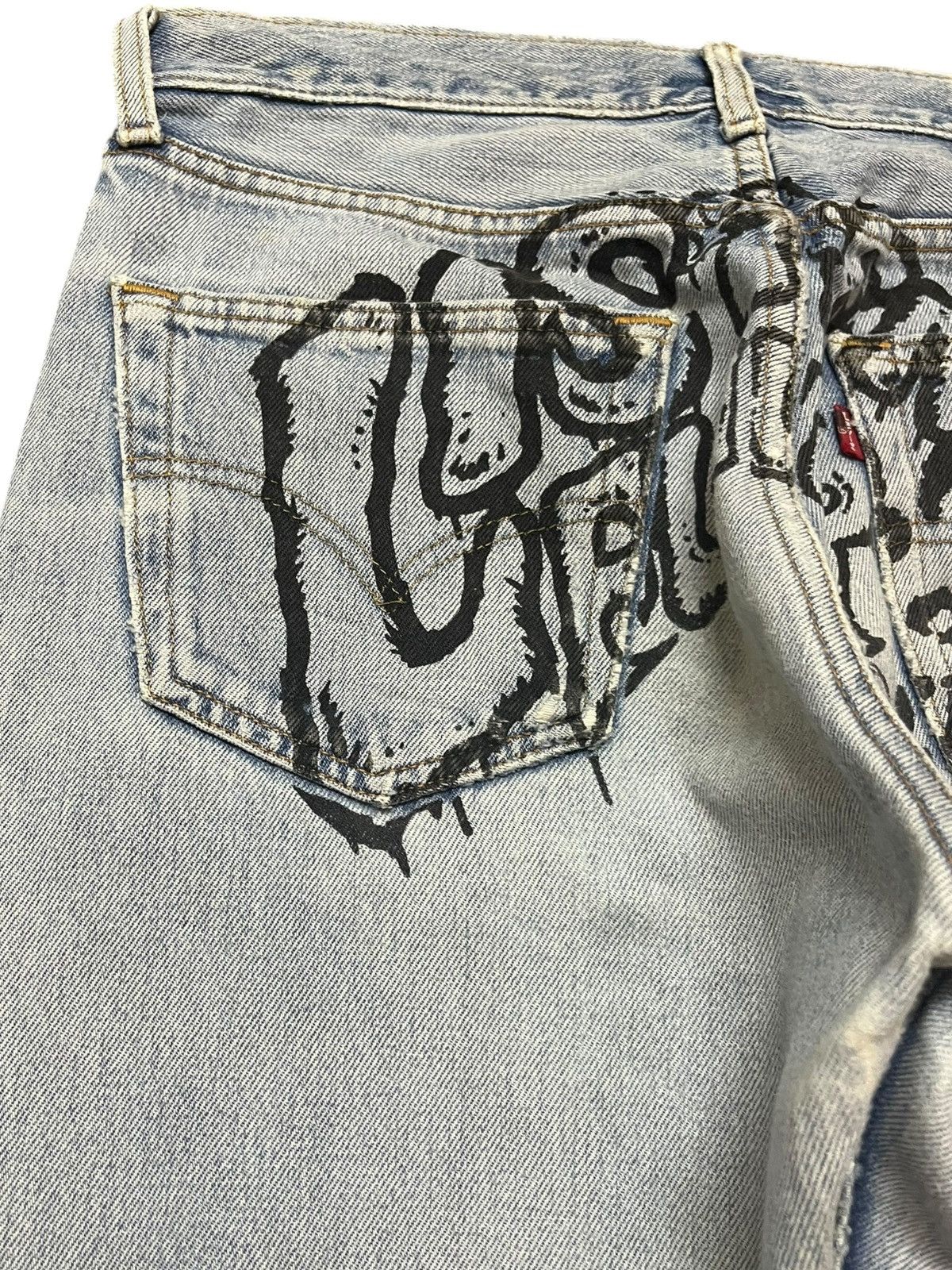 Levi's Vintage Clothing Vintage Levi’s 501 Looney Tunes Printed Denim Size US 31 - 9 Thumbnail
