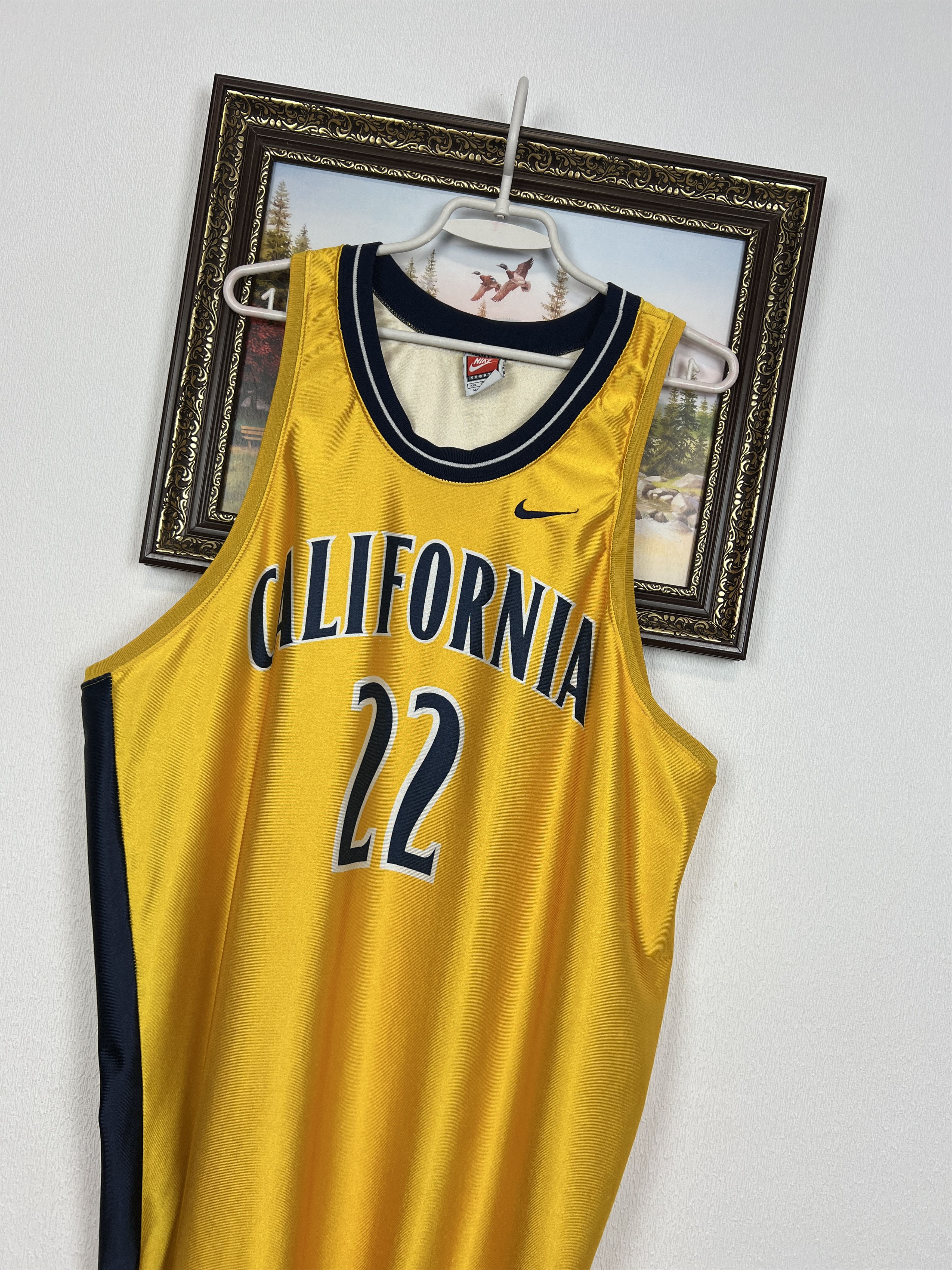 Nike Vintage Nike Cal Berkeley Bears Jersey Gray California Tee Size US XXL / EU 58 / 5 - 3 Thumbnail