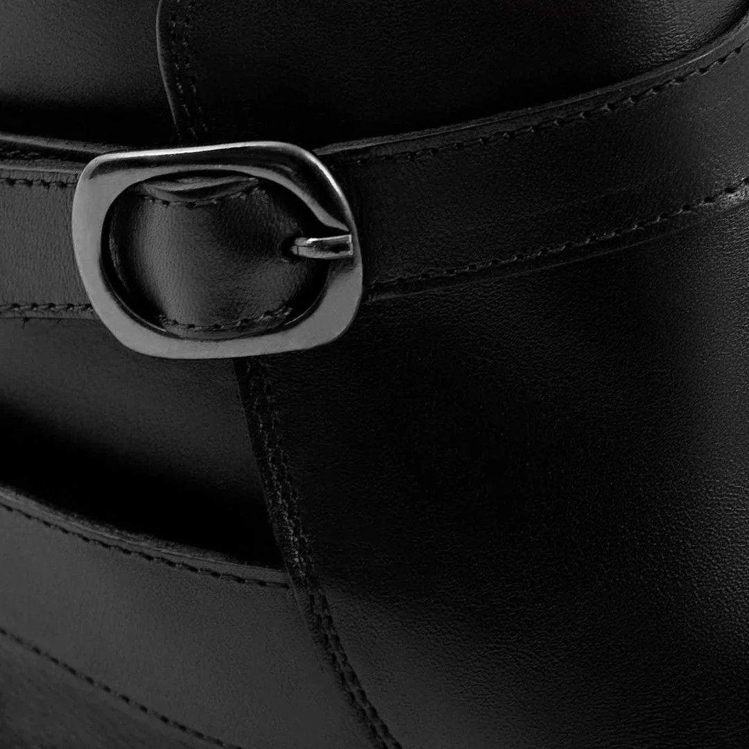 Beckett Simonon Douglas Jodhpur Black Leather Boots Size US 11 / EU 44 - 2 Thumbnail