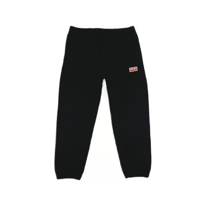 Kenzo KENZO Black Elastic Waist Jogger Pants for Men -2507 Size US 44 / EU 60 - 2 Thumbnail