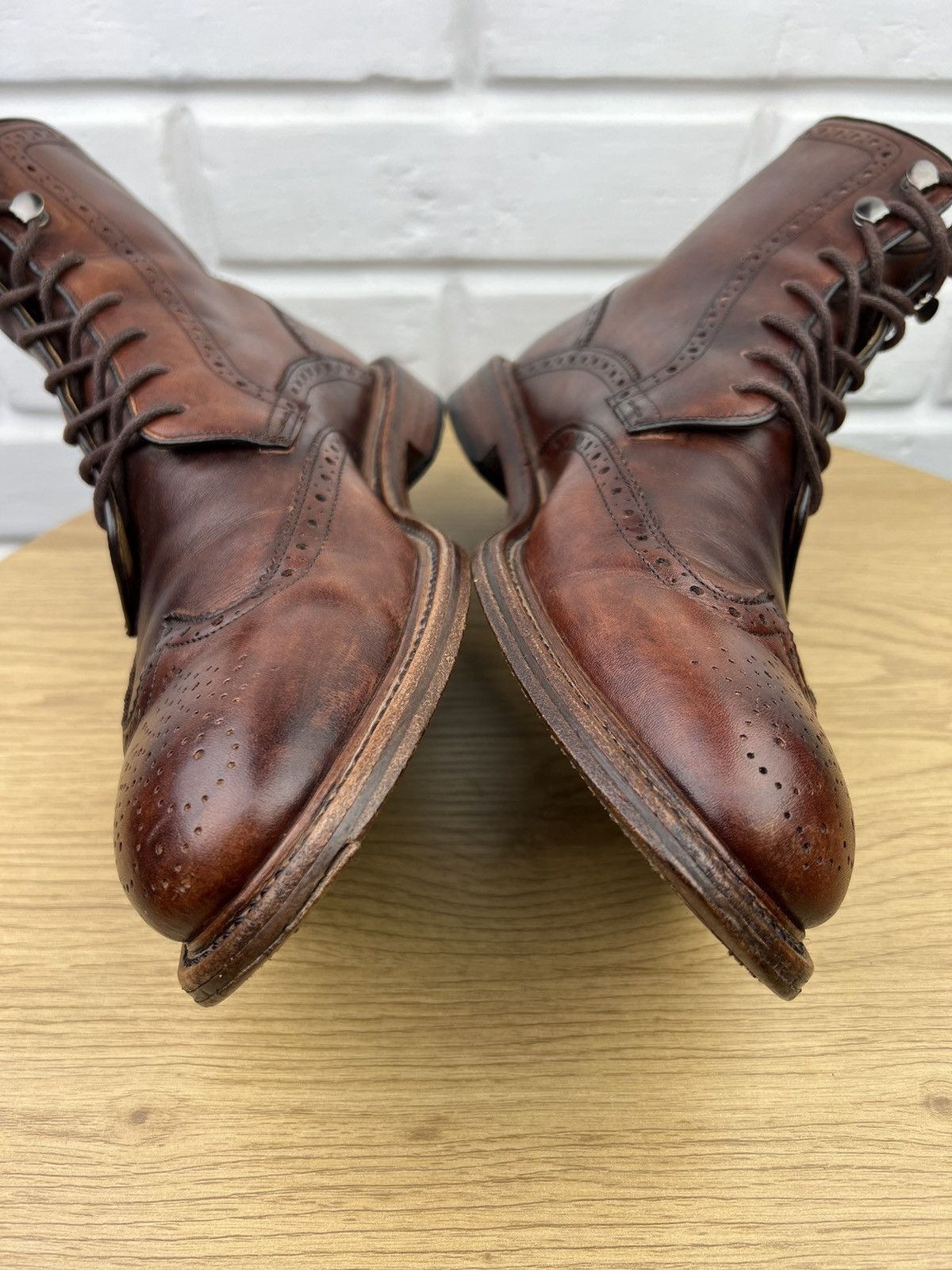 Oliver Sweeney Oliver Sweeney Brogue Boots Leather Shoes Liscolman Dark Tan Size US 10.5 / EU 43-44 - 9 Thumbnail